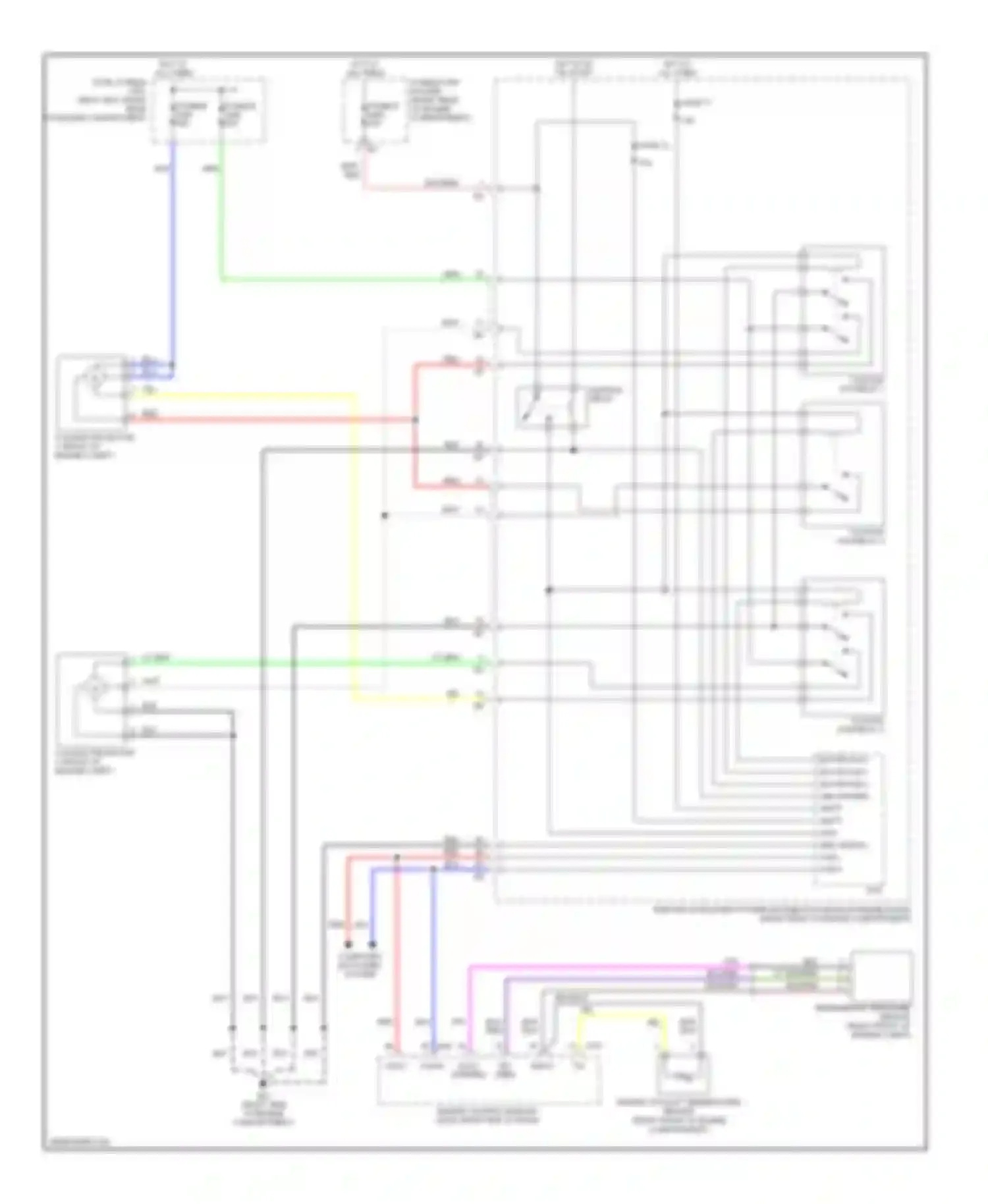 FX35 Infiniti I (2002-2006): Cooling fan circuit
