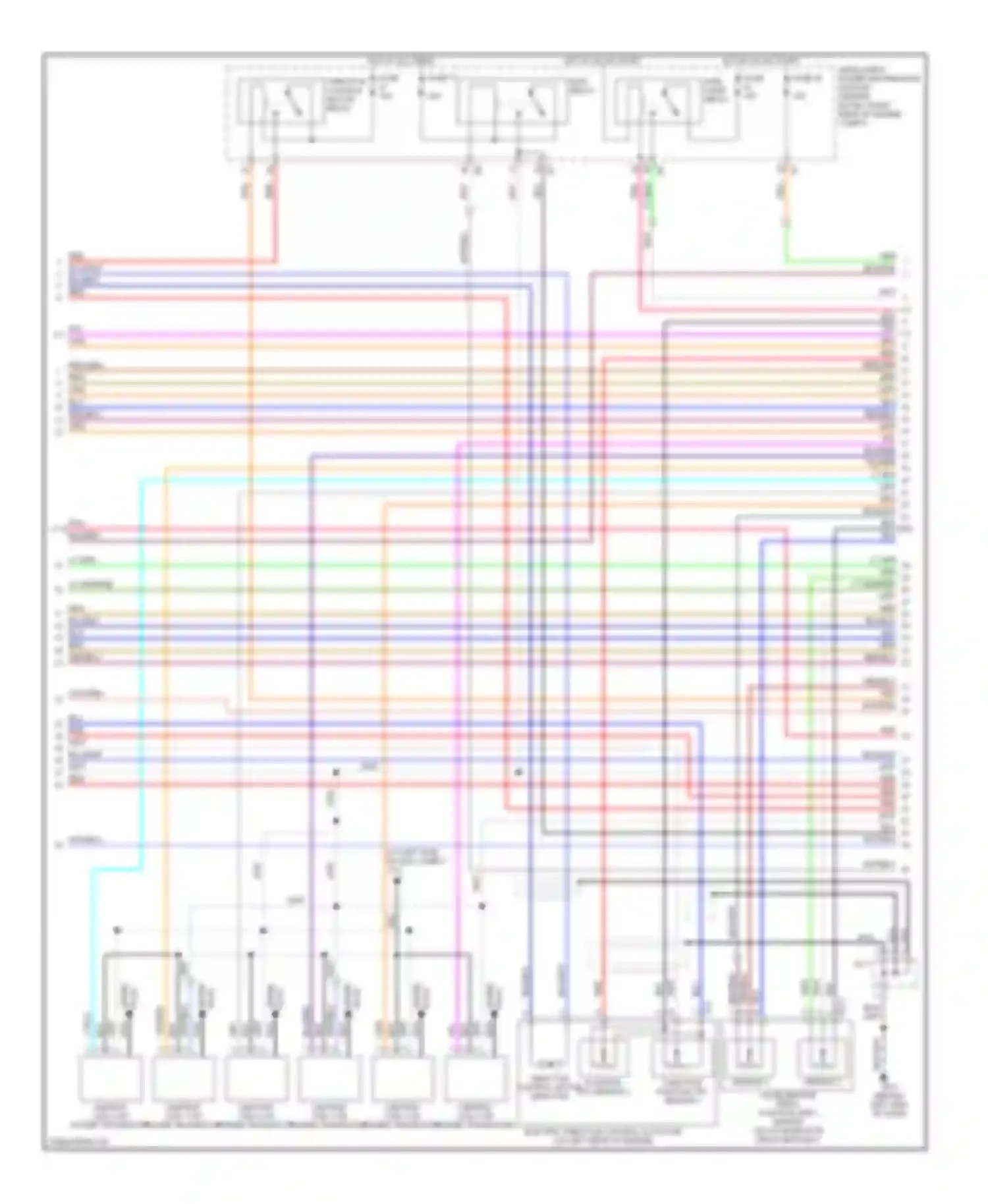 FX35 Infiniti I (2002-2006): Wiring diagram engine performance 3.5l, early production (2 of 4)