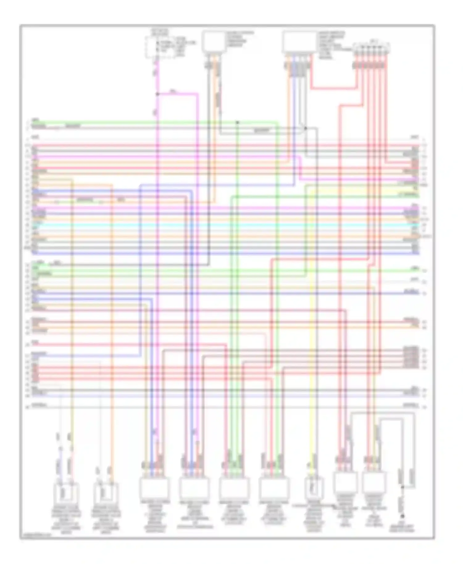 FX35 Infiniti I (2002-2006): Wiring diagram engine performance 3.5l, early production (3 of 4)