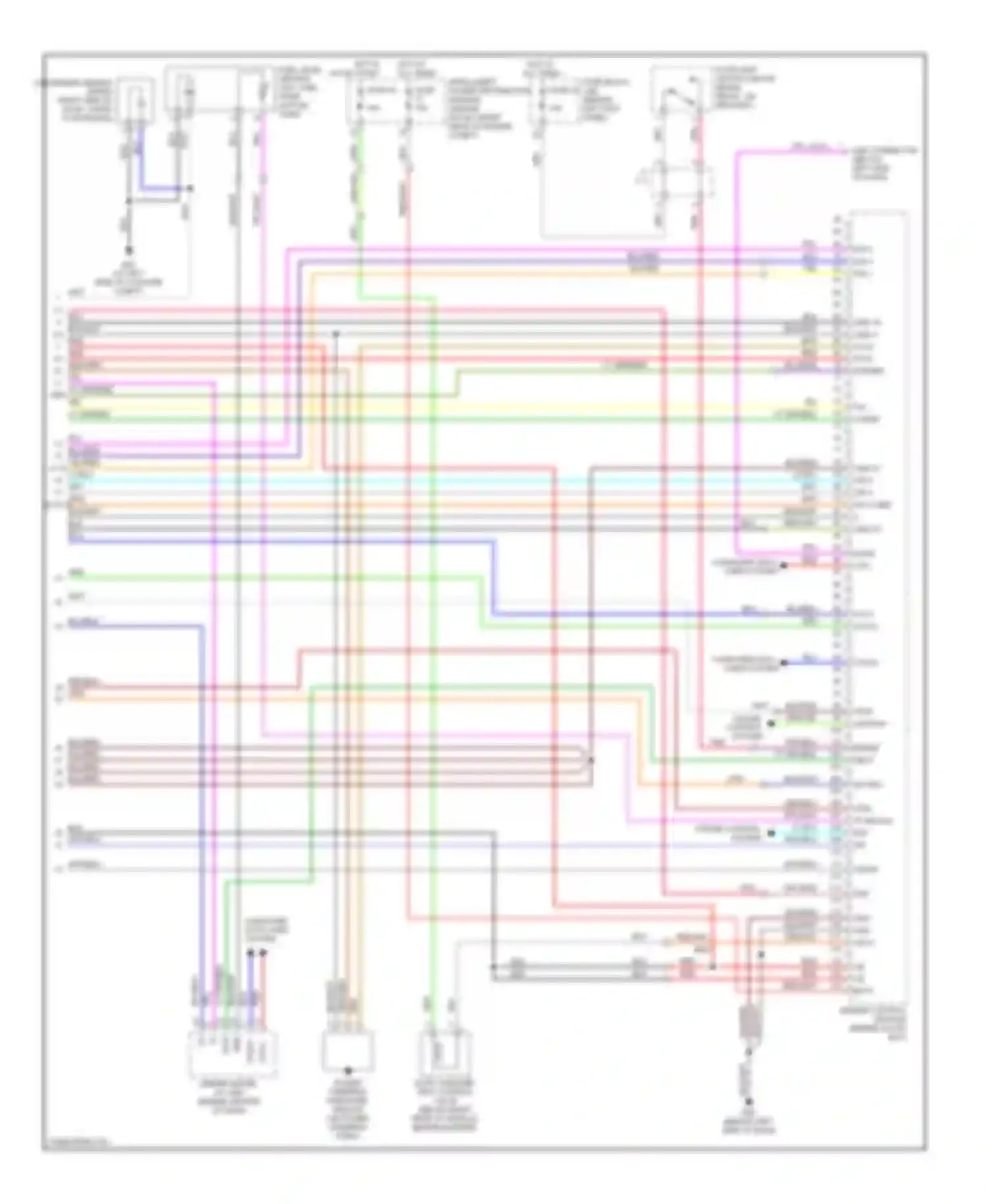 FX35 Infiniti I (2002-2006): Wiring diagram engine performance 3.5l, early production (4 of 4)