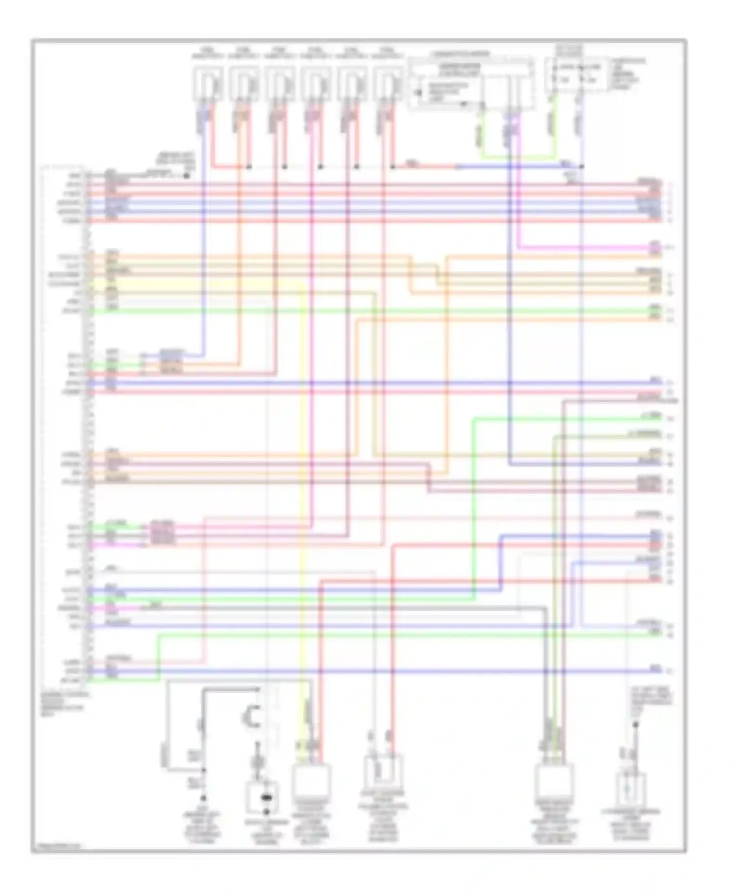 FX35 Infiniti I (2002-2006): Wiring diagram engine performance 3.5l, late production (1 of 4)