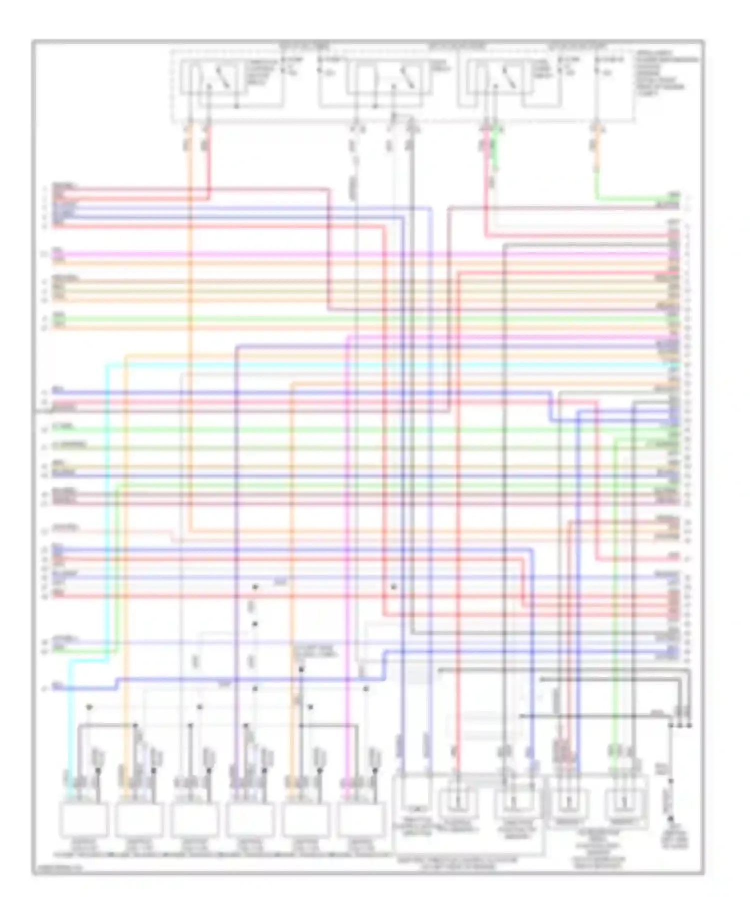 FX35 Infiniti I (2002-2006): Wiring diagram engine performance 3.5l, late production (2 of 4)