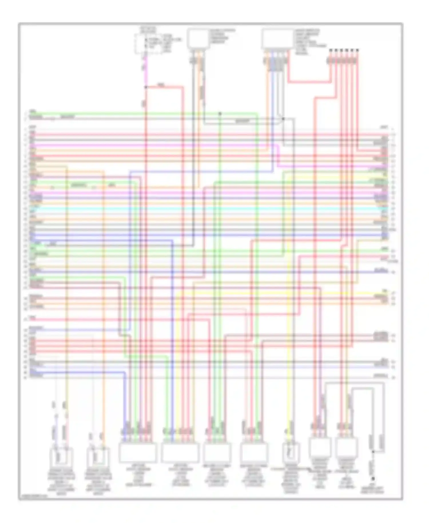 FX35 Infiniti I (2002-2006): Wiring diagram engine performance 3.5l, late production (3 of 4)
