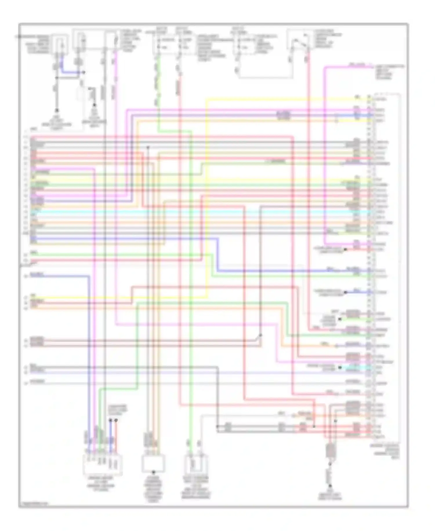 FX35 Infiniti I (2002-2006): Wiring diagram engine performance 3.5l, late production (4 of 4)