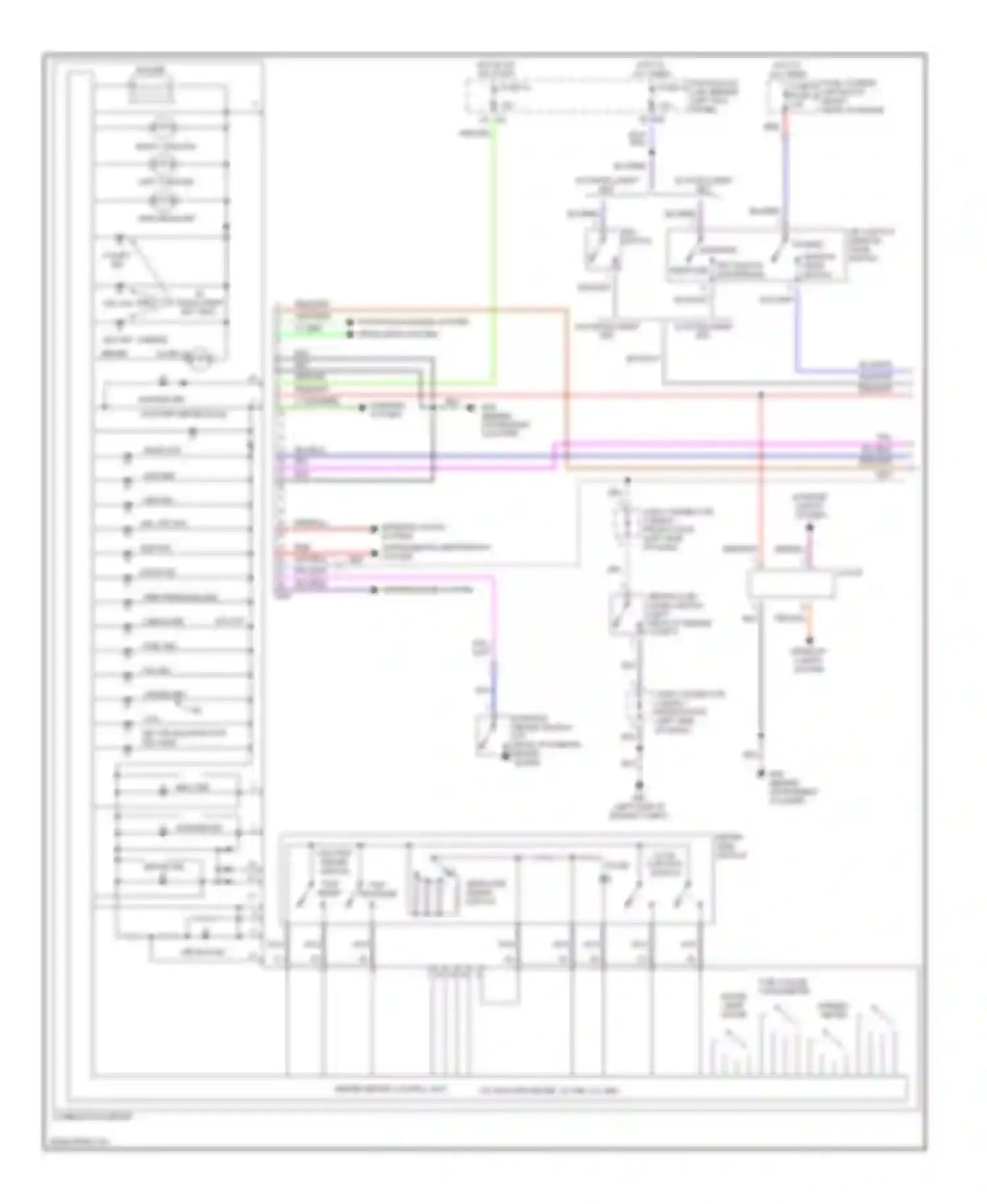 FX35 Infiniti I (2002-2006): Gauges & indicators circuit (1 of 2)