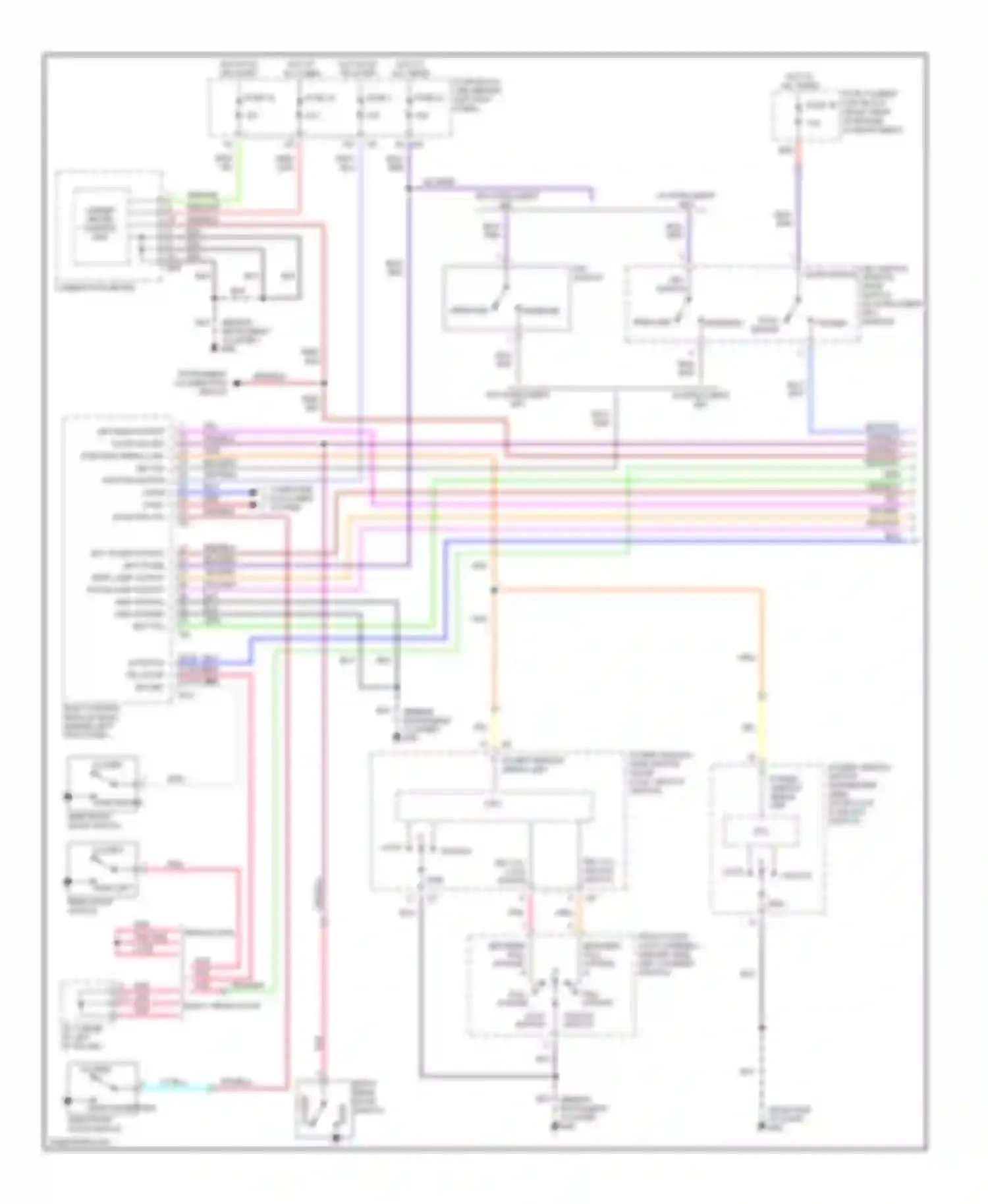 FX35 Infiniti I (2002-2006): Courtesy lamps circuit (1 of 2)