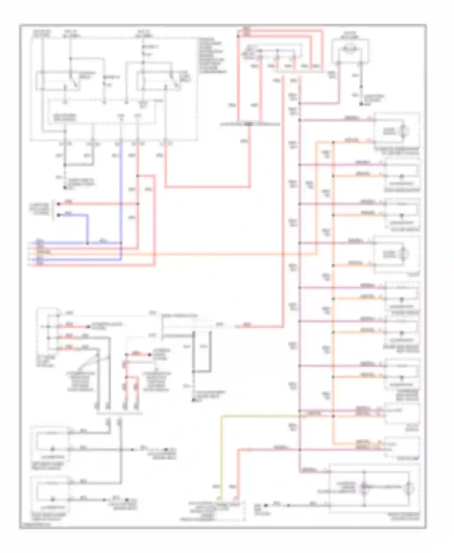 FX35 Infiniti I (2002-2006): Instrument illumination circuit (2 of 2)