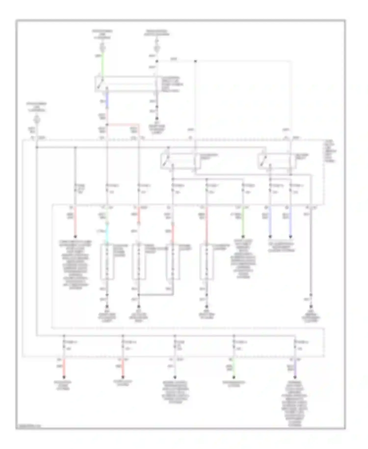 FX35 Infiniti I (2002-2006): Power distribution circuit (3 of 3)