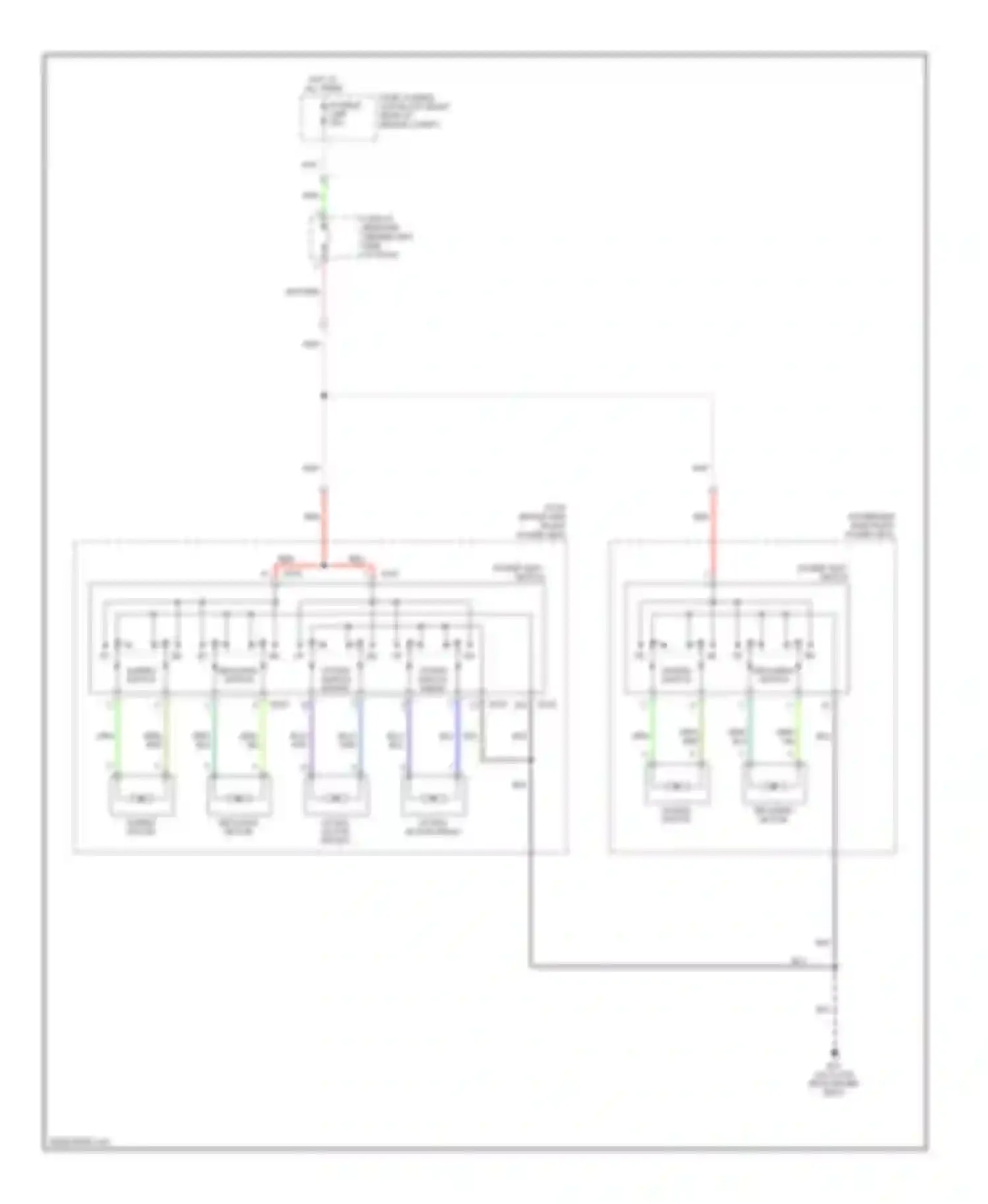 FX35 Infiniti I (2002-2006): Power seats circuit