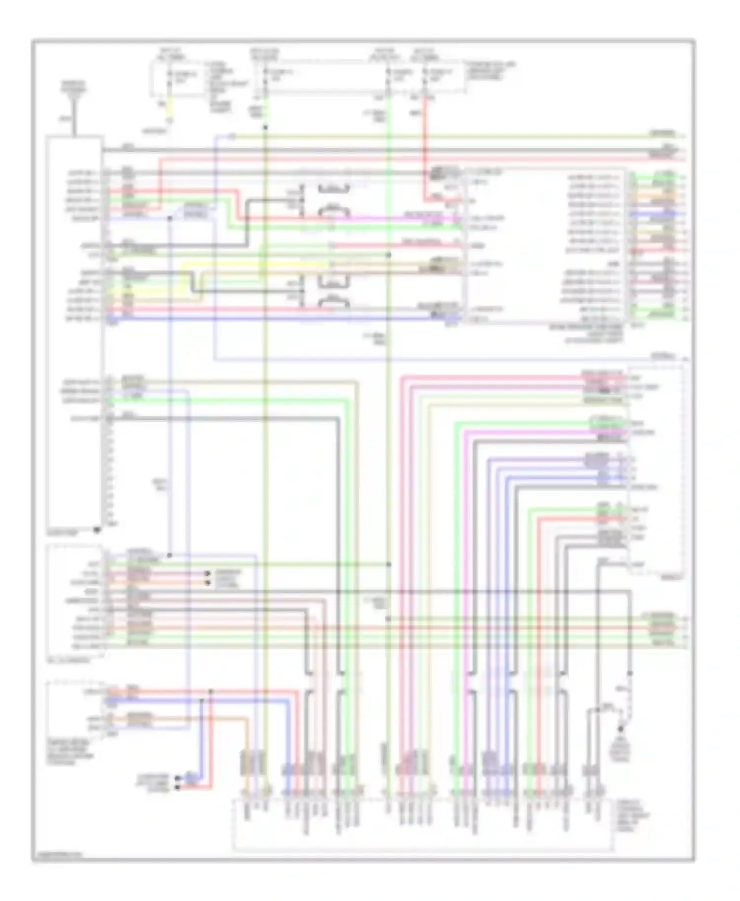FX35 Infiniti I (2002-2006): Premium sound radio circuit, with navigation (1 of 2)