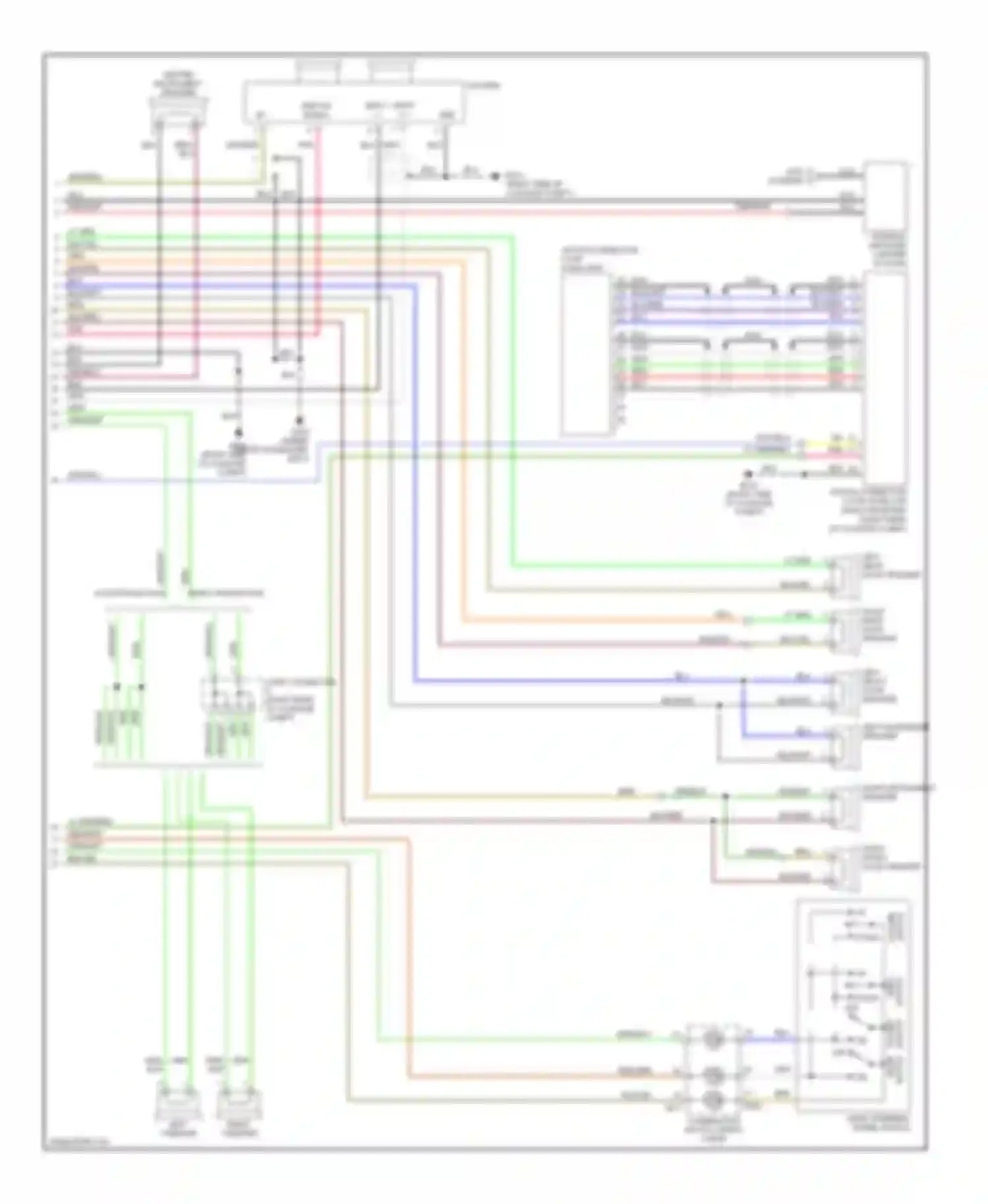 FX35 Infiniti I (2002-2006): Premium sound radio circuit, with navigation (2 of 2)