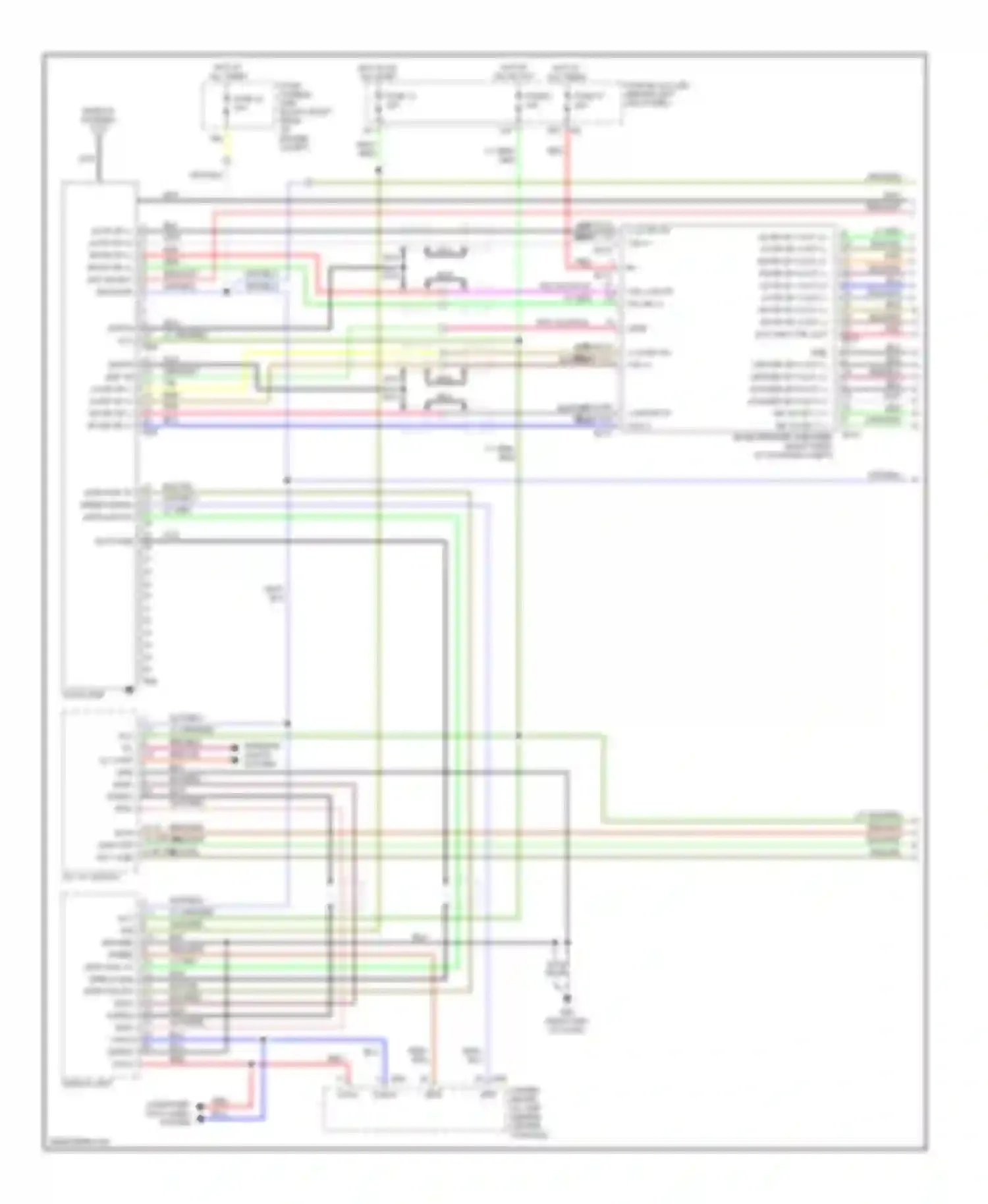 FX35 Infiniti I (2002-2006): Premium sound radio circuit, without navigation (1 of 2)