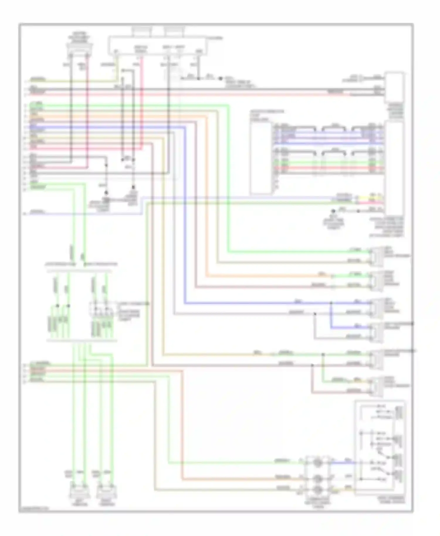 FX35 Infiniti I (2002-2006): Premium sound radio circuit, without navigation (2 of 2)