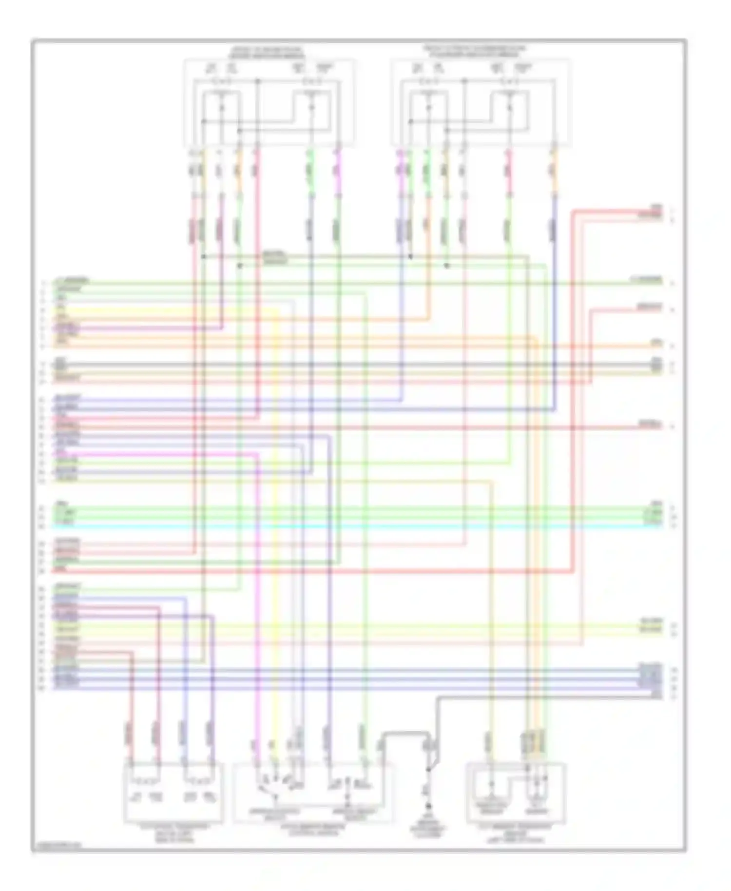 Wiring diagram blu/yel for Infiniti FX35 I (2002-2006) (2 of 5)