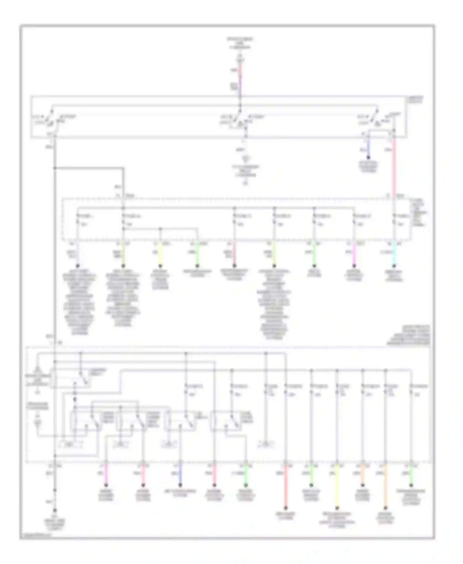 Wiring diagram front wiper high relay for Infiniti FX35 I (2002-2006) (1 of 1)