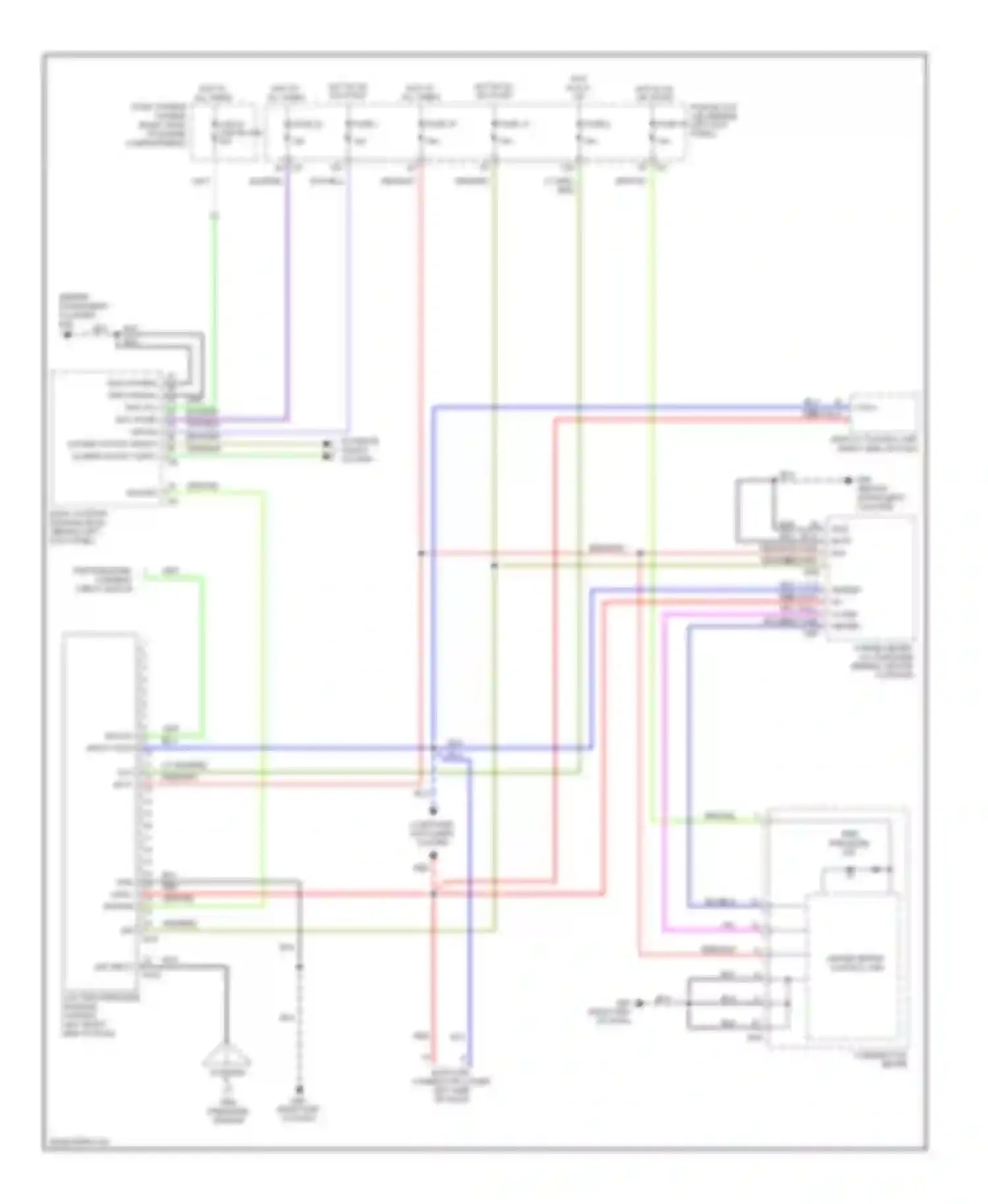 Wiring diagram hot at all times for Infiniti FX35 I (2002-2006) (56 of 56)