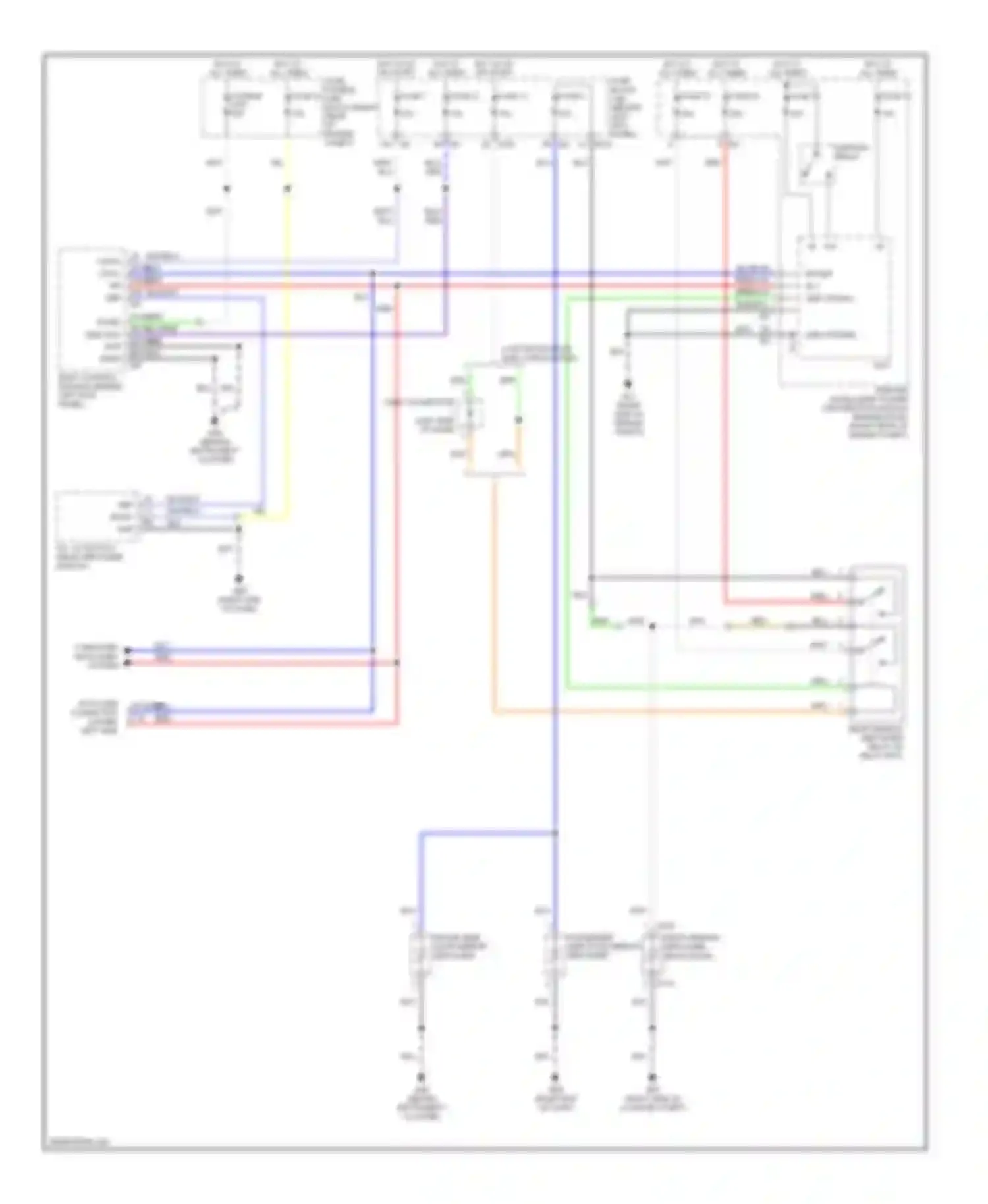 Wiring diagram hot in on or start for Infiniti FX35 I (2002-2006) (26 of 54)