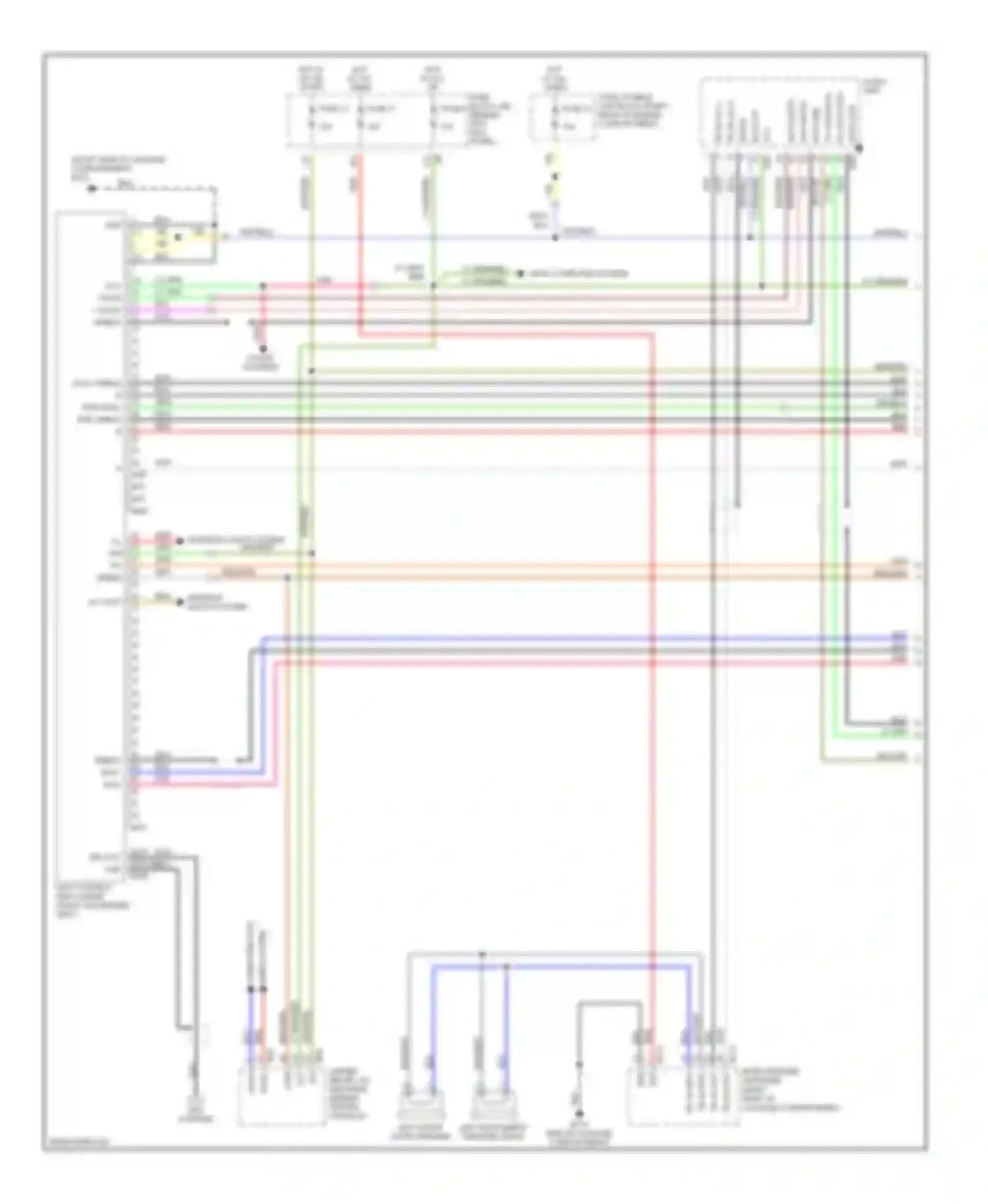 Wiring diagram rgb sync rgb shield for Infiniti FX35 I (2002-2006) (1 of 2)