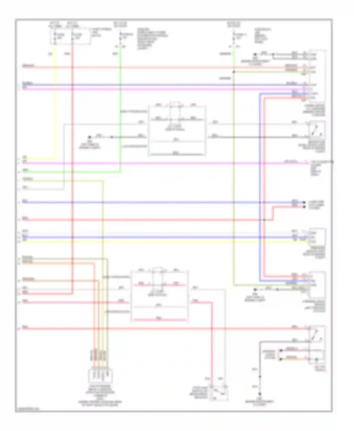 Wiring diagram yel/blk for Infiniti FX35 I (2002-2006) (2 of 11)