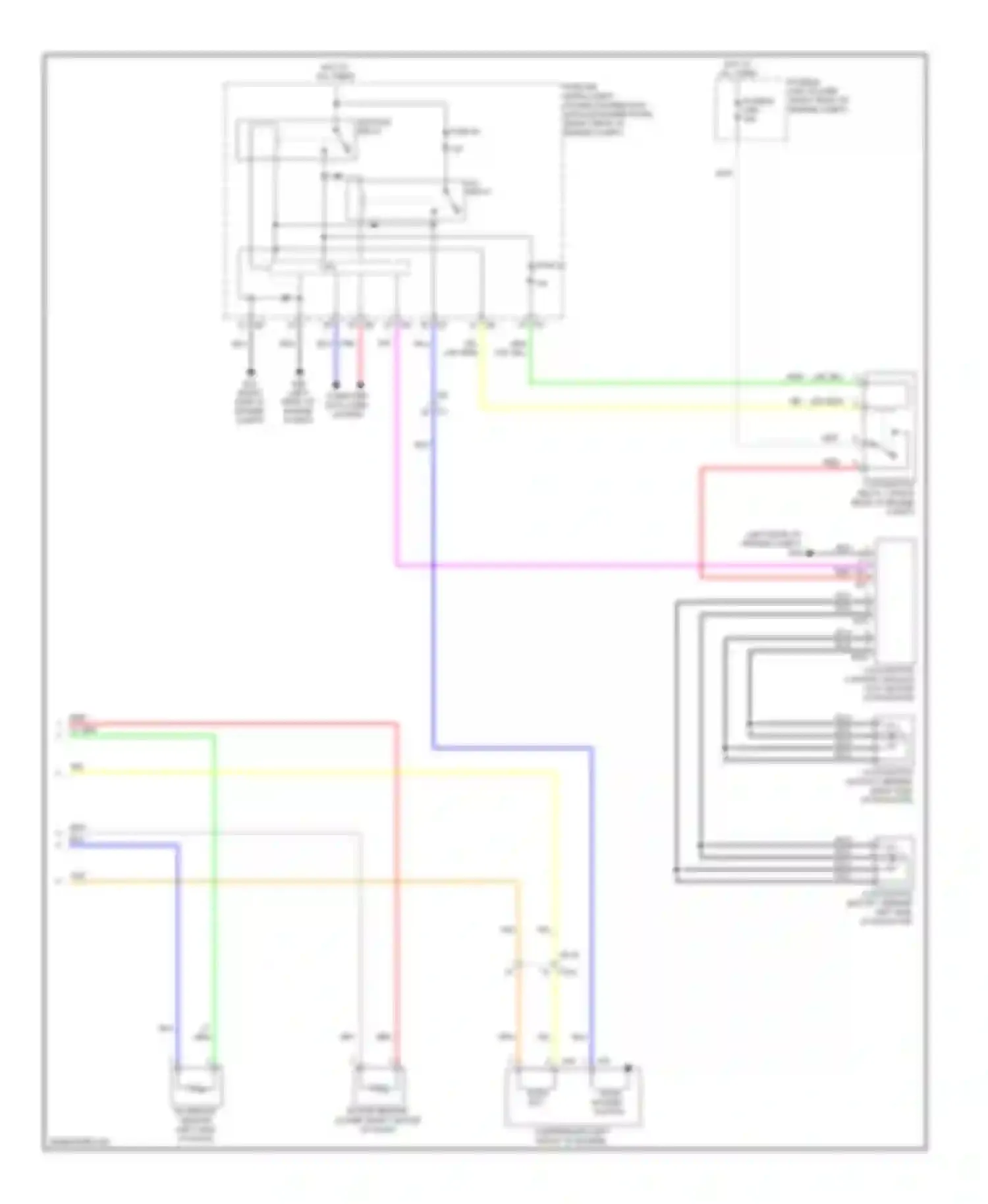 FX35 Infiniti II facelift (2011-2013): Automatic a/c circuit (2 of 2)
