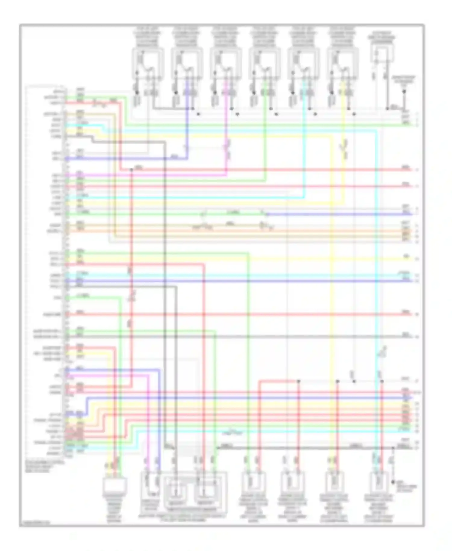 FX35 Infiniti II facelift (2011-2013): Wiring diagram engine performance 3.5l (1 of 4)