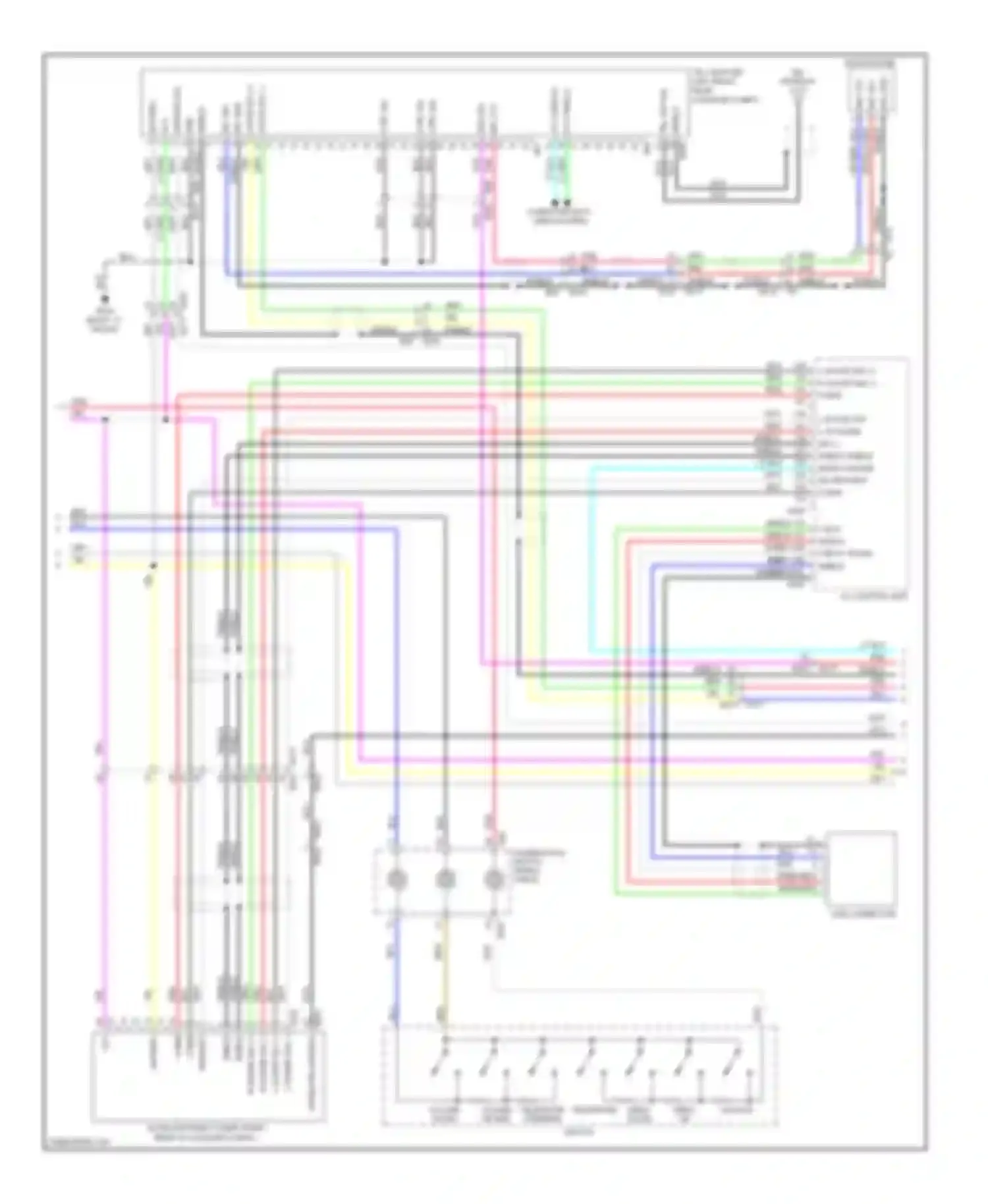 Wiring diagram 132 133 134 135 136 usb gnd usb d-signal v bus signal usb d+ signal shield for Infiniti FX35 II facelift (2011-2013) (1 of 1)