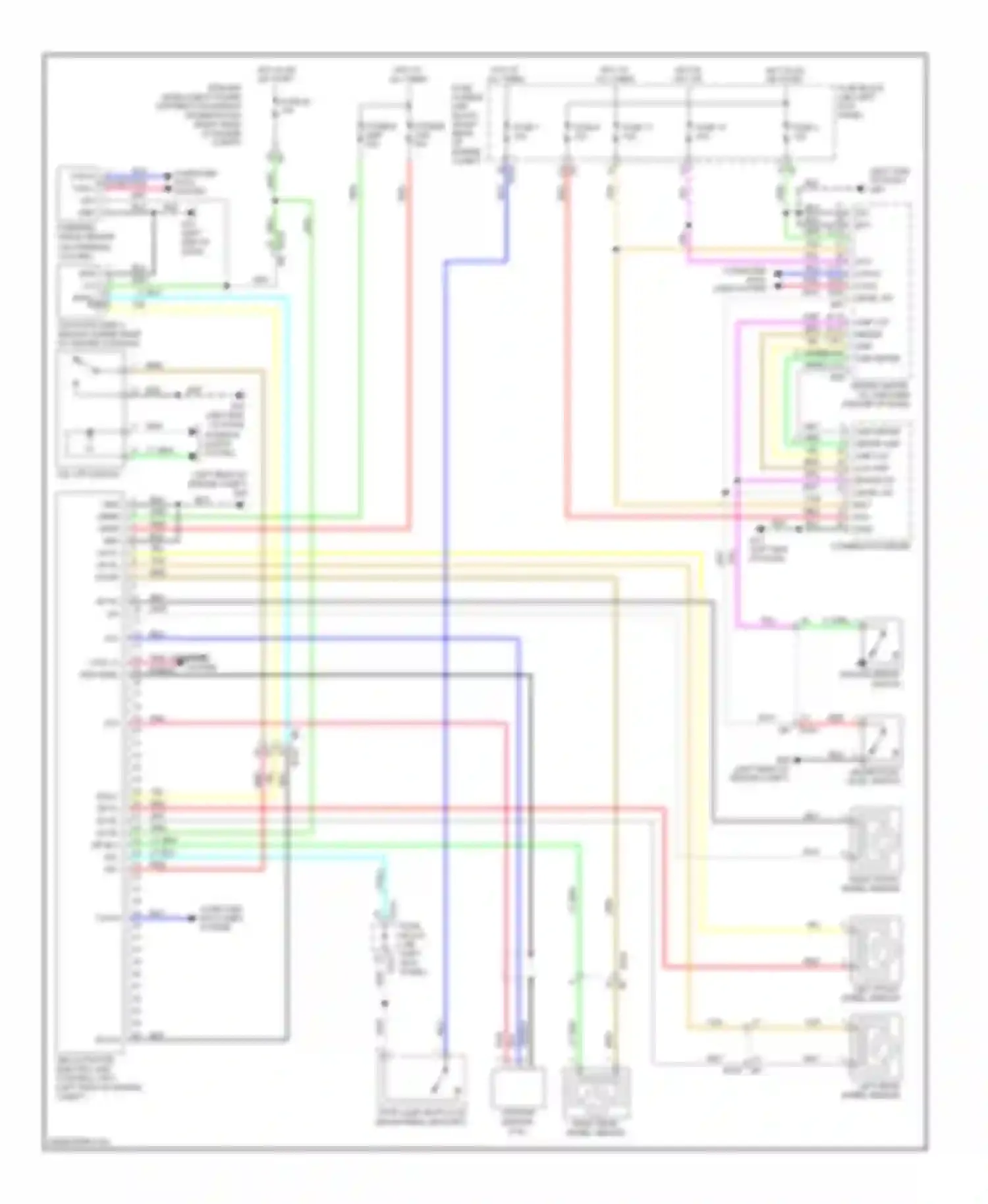 Wiring diagram 3 2 bus-h bus-l for Infiniti FX35 II facelift (2011-2013) (1 of 1)