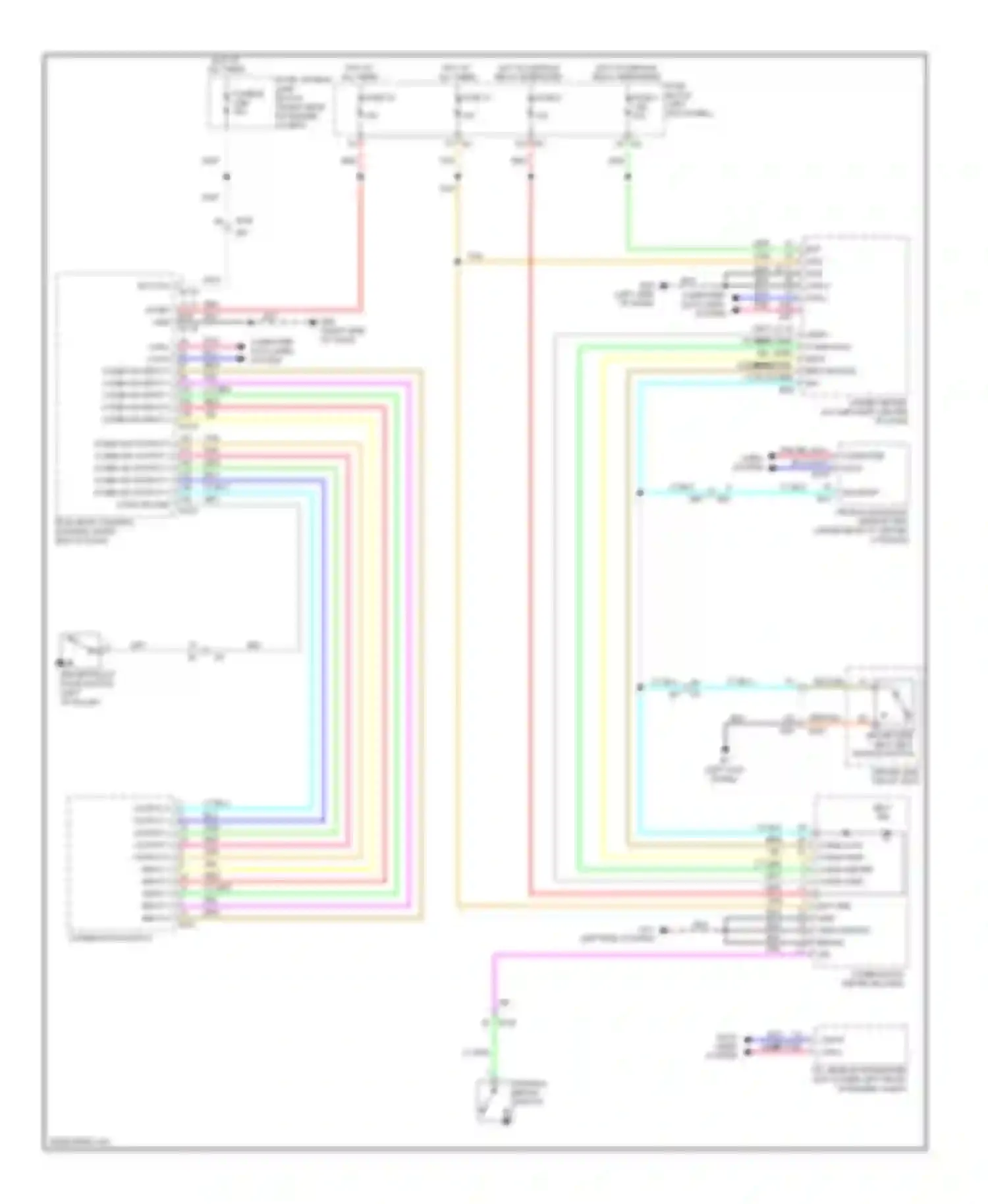 Wiring diagram 3 6 computer data lines system can-h can-l pnk for Infiniti FX35 II facelift (2011-2013) (1 of 1)