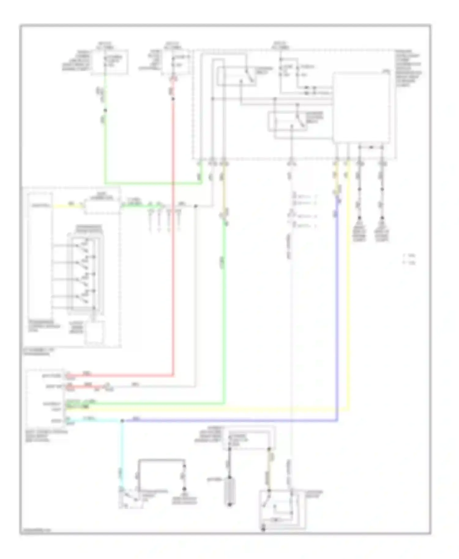 Wiring diagram 52 47 st relay cont ign relay cont for Infiniti FX35 II facelift (2011-2013) (1 of 1)