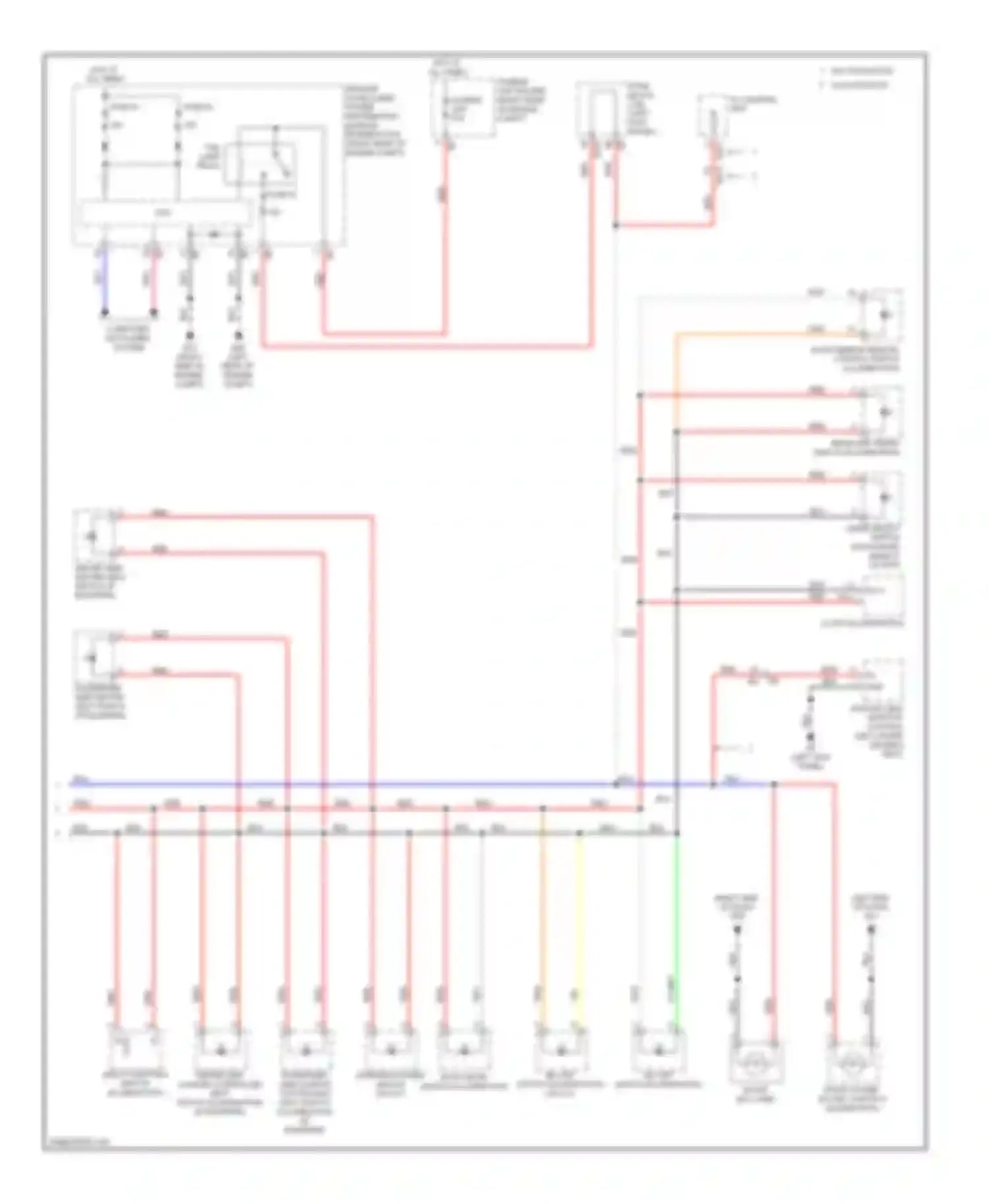 Wiring diagram computer data lines system for Infiniti FX35 II facelift (2011-2013) (24 of 48)