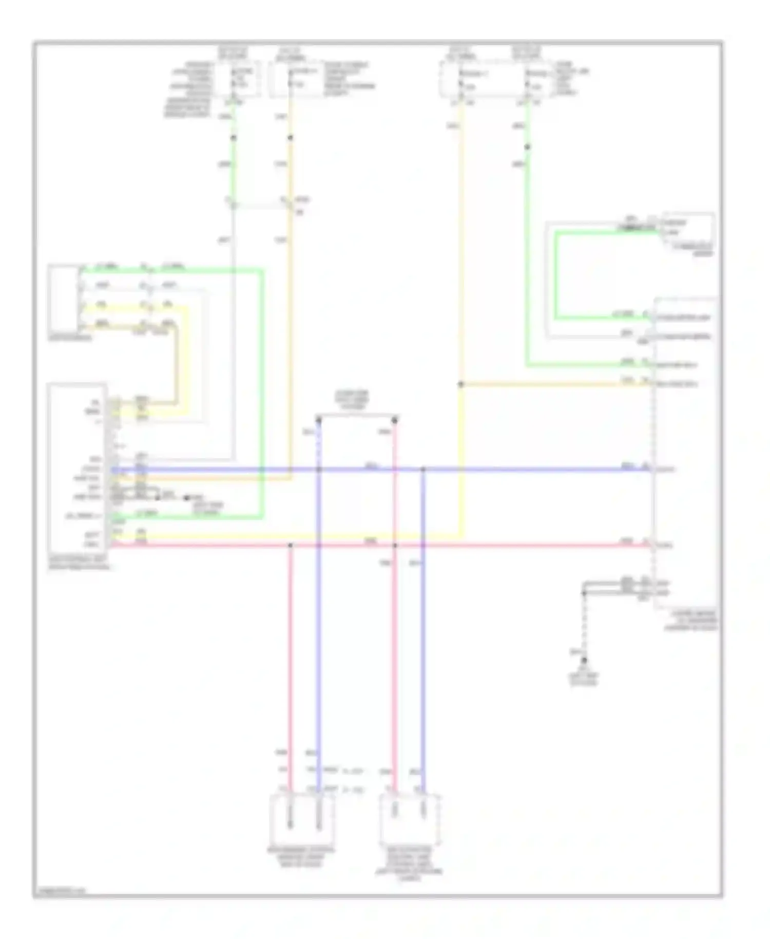 Wiring diagram computer data lines system for Infiniti FX35 II facelift (2011-2013) (43 of 48)