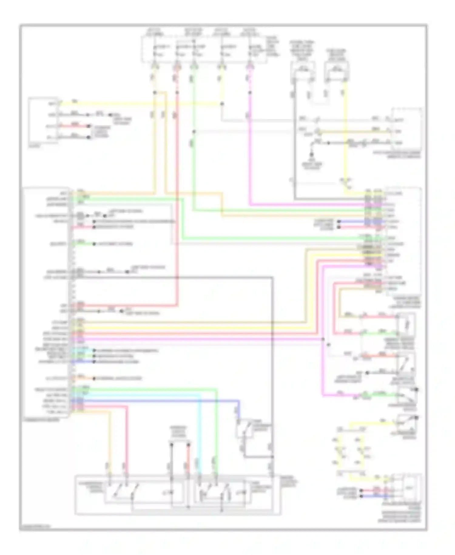 Wiring diagram computer data lines system for Infiniti FX35 II facelift (2011-2013) (18 of 48)