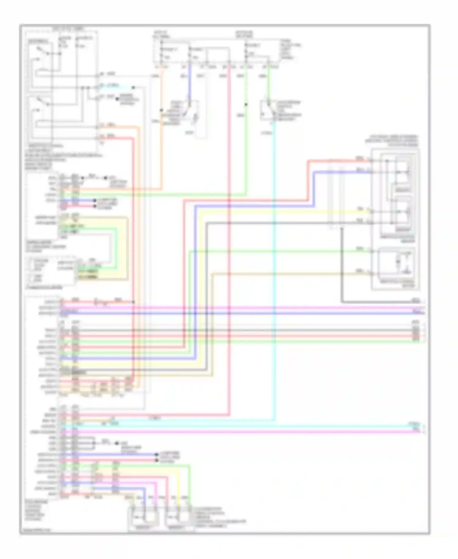 Wiring diagram ecm relay for Infiniti FX35 II facelift (2011-2013) (1 of 3)