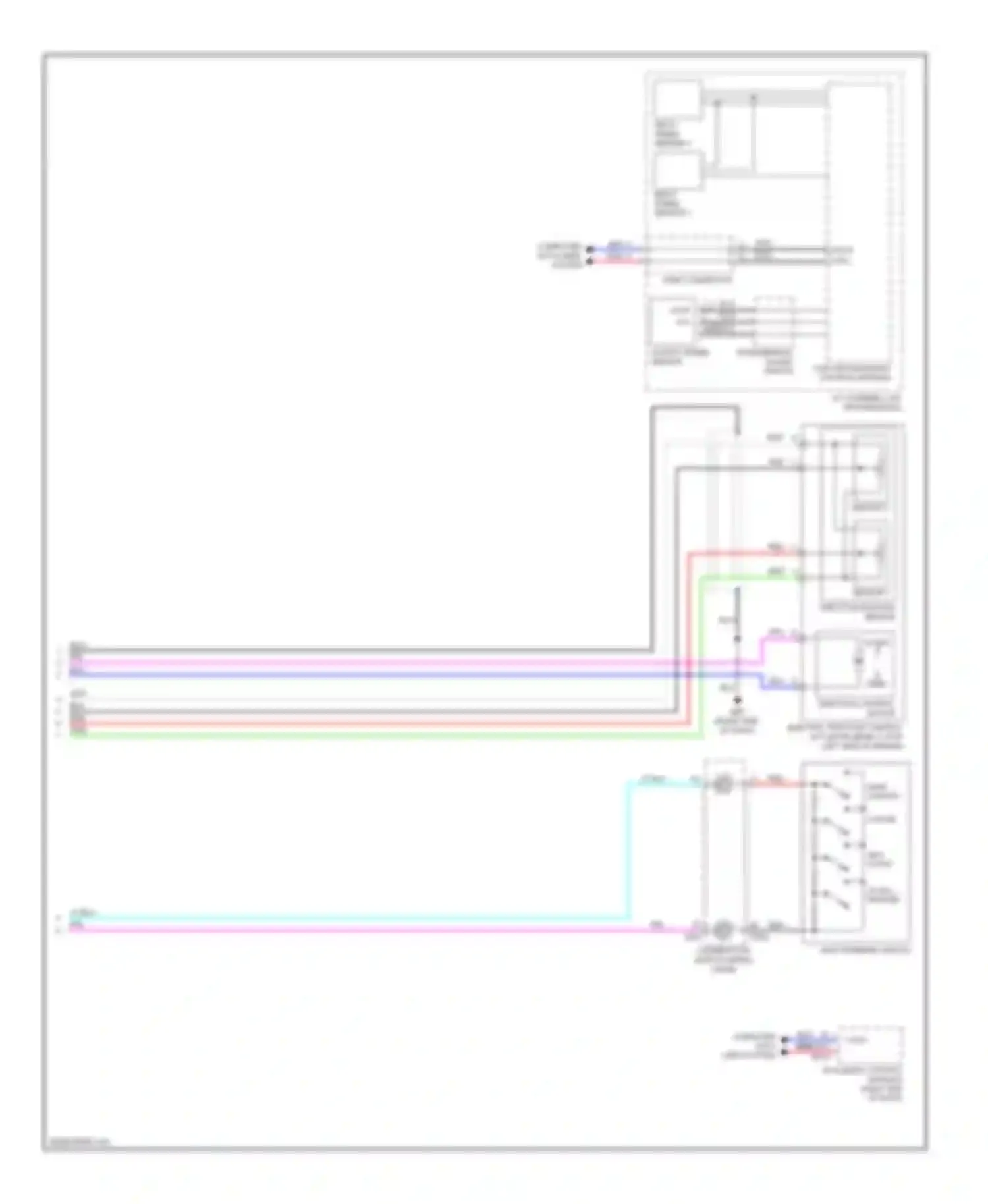 Wiring diagram output speed sensor for Infiniti FX35 II facelift (2011-2013) (2 of 4)