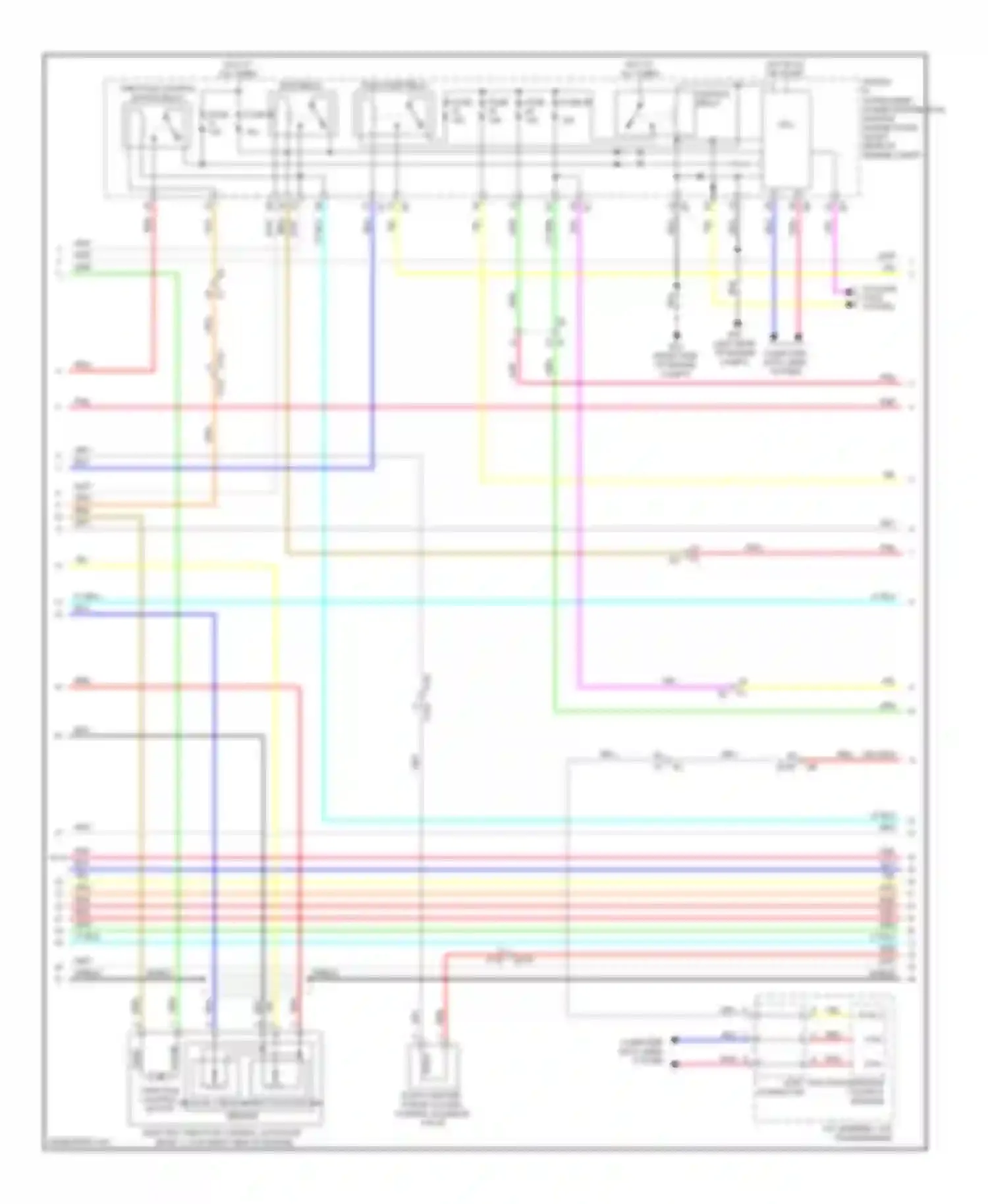 Wiring diagram sensor 2 sensor 1 throttle position sensor for Infiniti FX35 II facelift (2011-2013) (1 of 1)