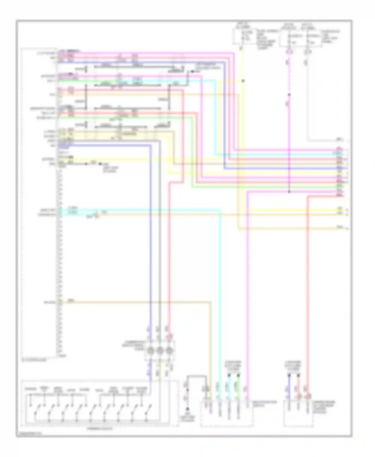 Wiring diagram shield 8 10 9 shield for Infiniti FX35 II facelift (2011-2013) (1 of 2)