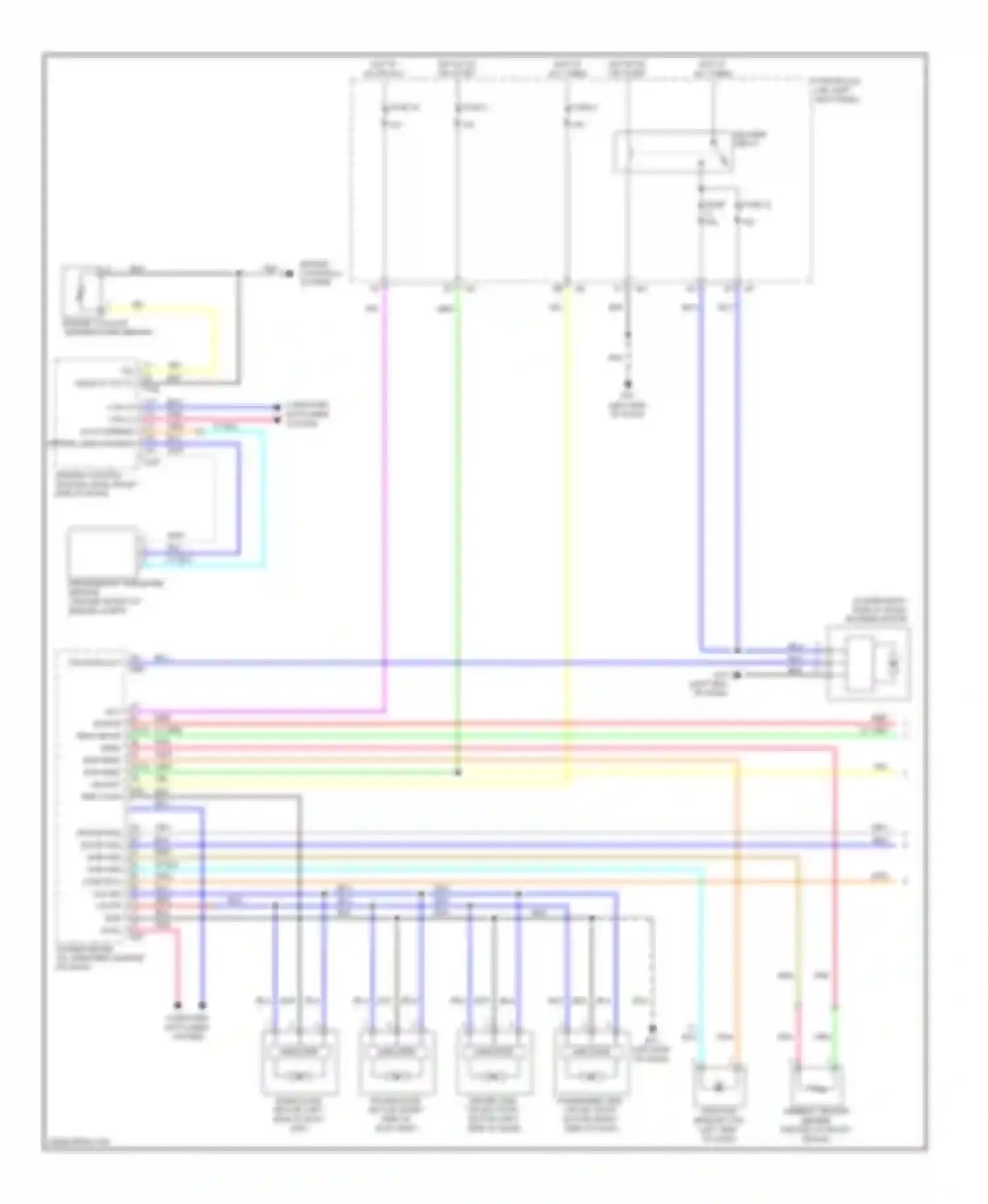 FX35 Infiniti II (2008-2011): Automatic a/c circuit (1 of 2)