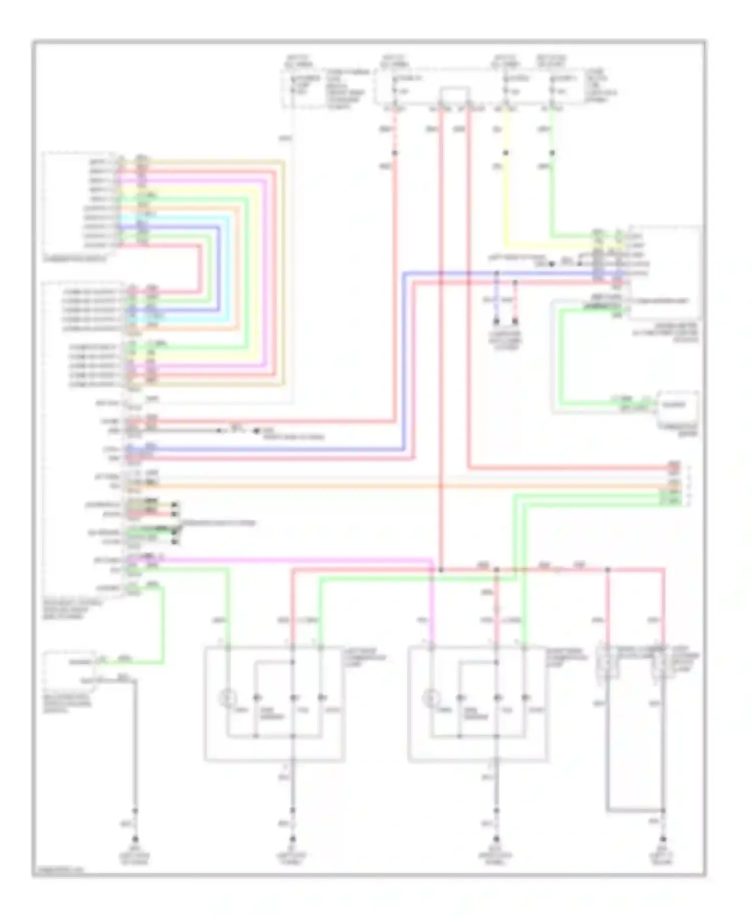 FX35 Infiniti II (2008-2011): Exterior lamps circuit (1 of 2)