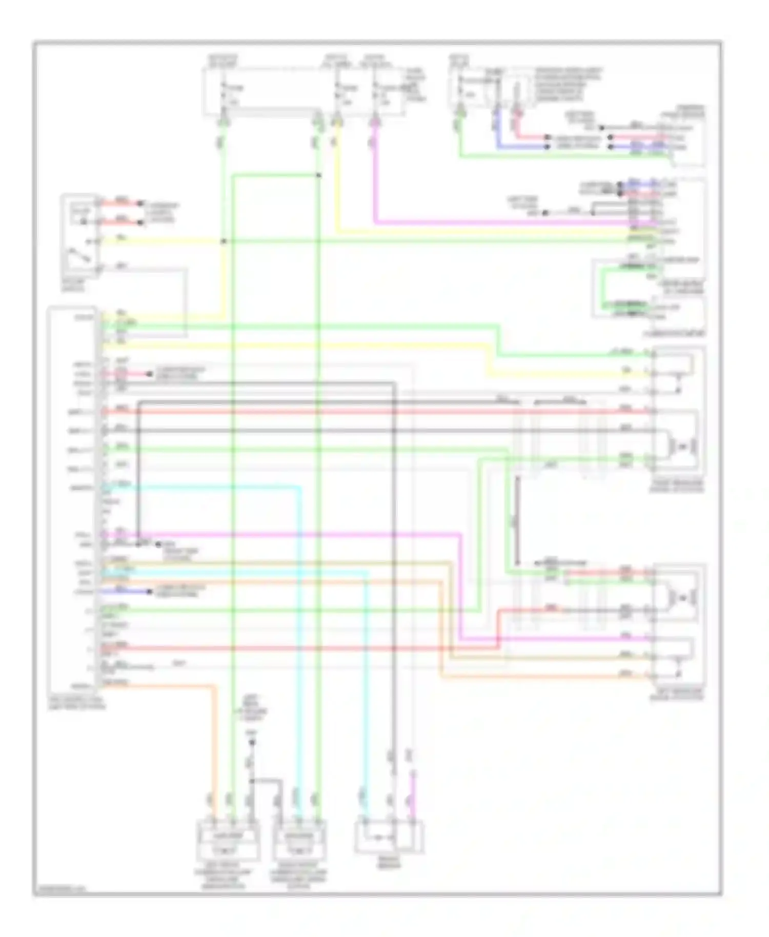 FX35 Infiniti II (2008-2011): Adaptive front lighting circuit