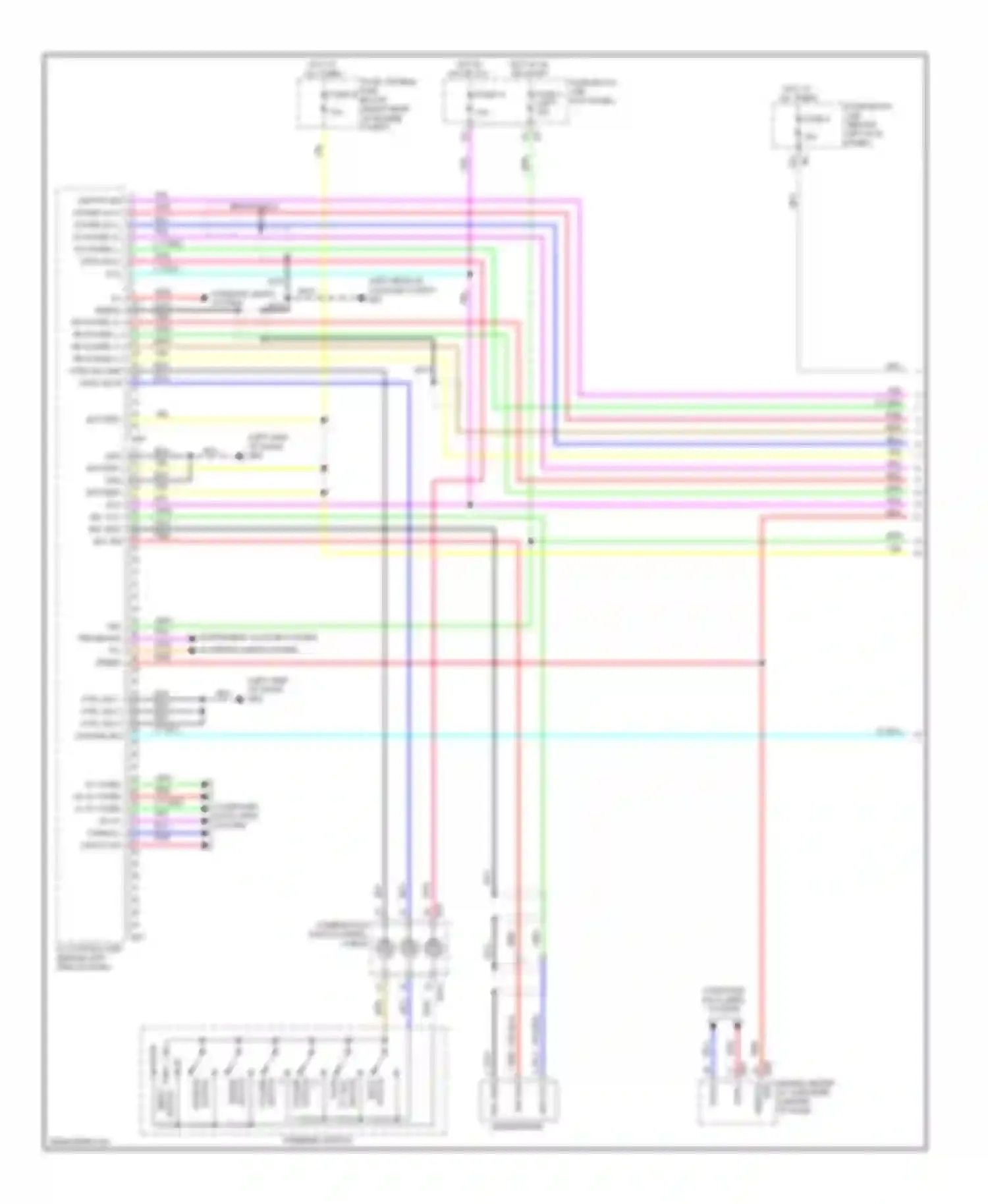 FX35 Infiniti II (2008-2011): Radio circuit, with navigation (1 of 7)