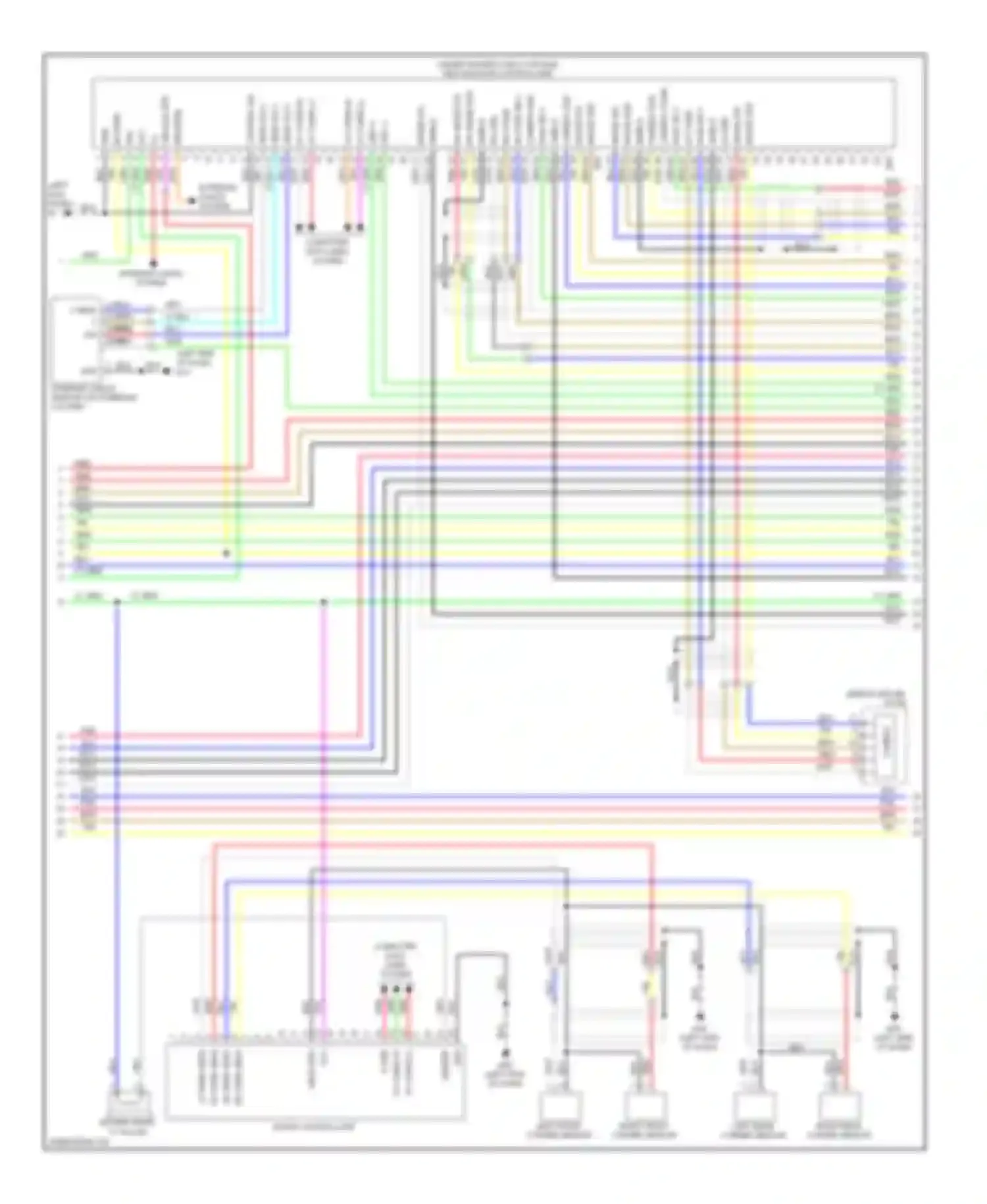 FX35 Infiniti II (2008-2011): Radio circuit, with navigation (4 of 7)