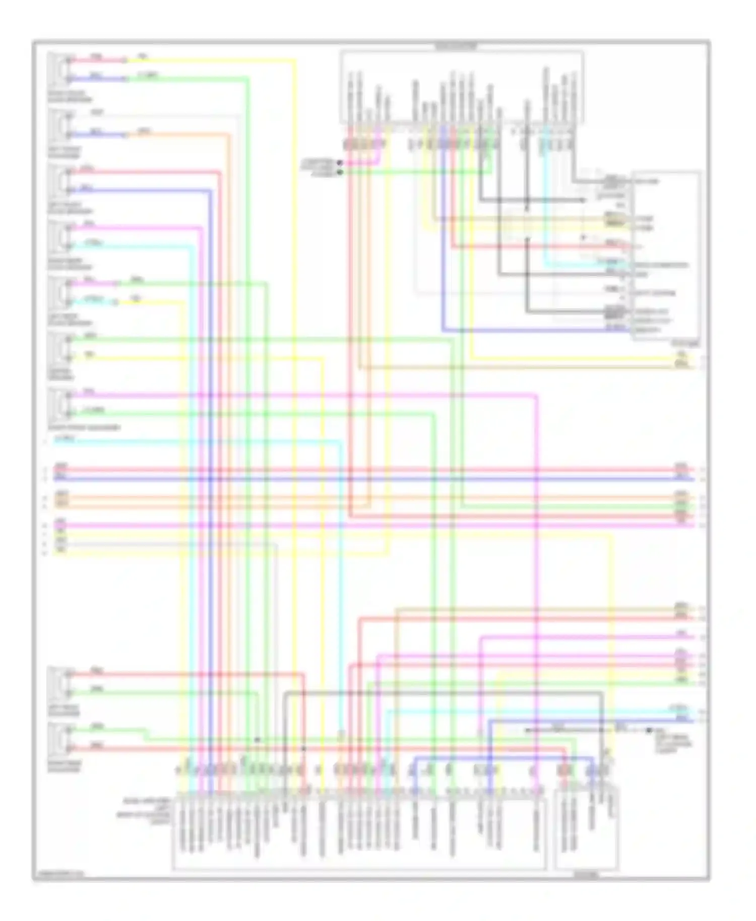 FX35 Infiniti II (2008-2011): Radio circuit, without navigation (3 of 4)