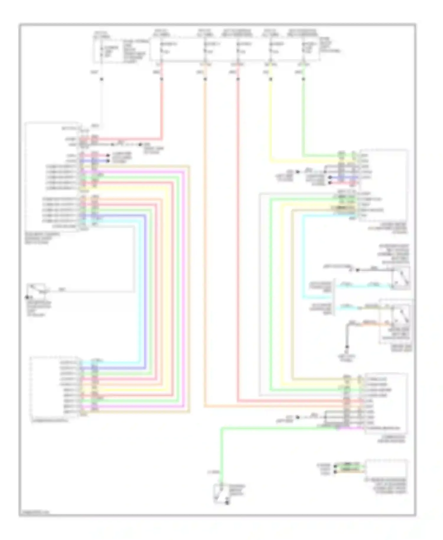 FX35 Infiniti II (2008-2011): Chime circuit