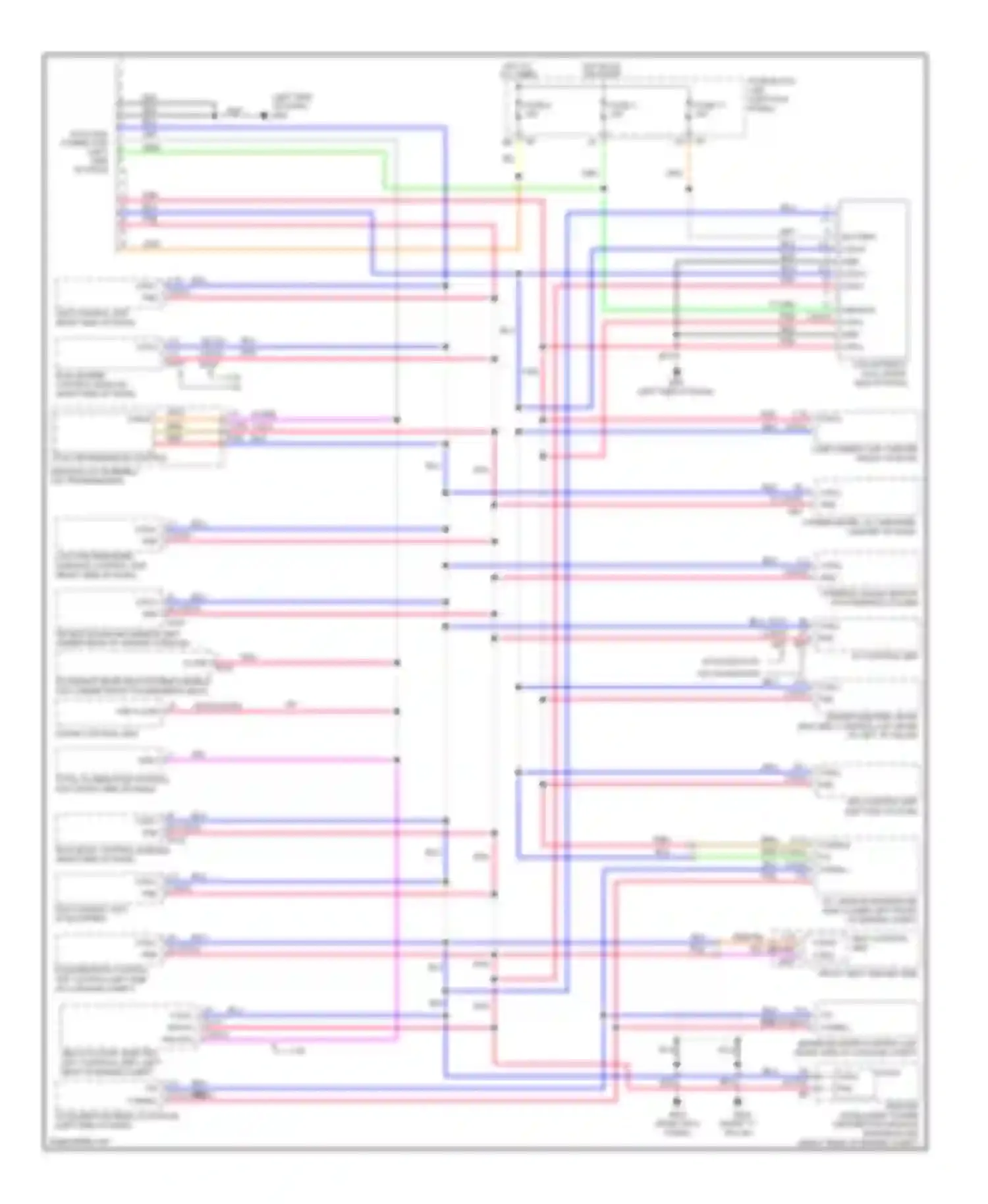 Wiring diagram 6 3 2 5 can-l can-h its comm-h its comm-l for Infiniti FX35 II (2008-2011) (1 of 1)