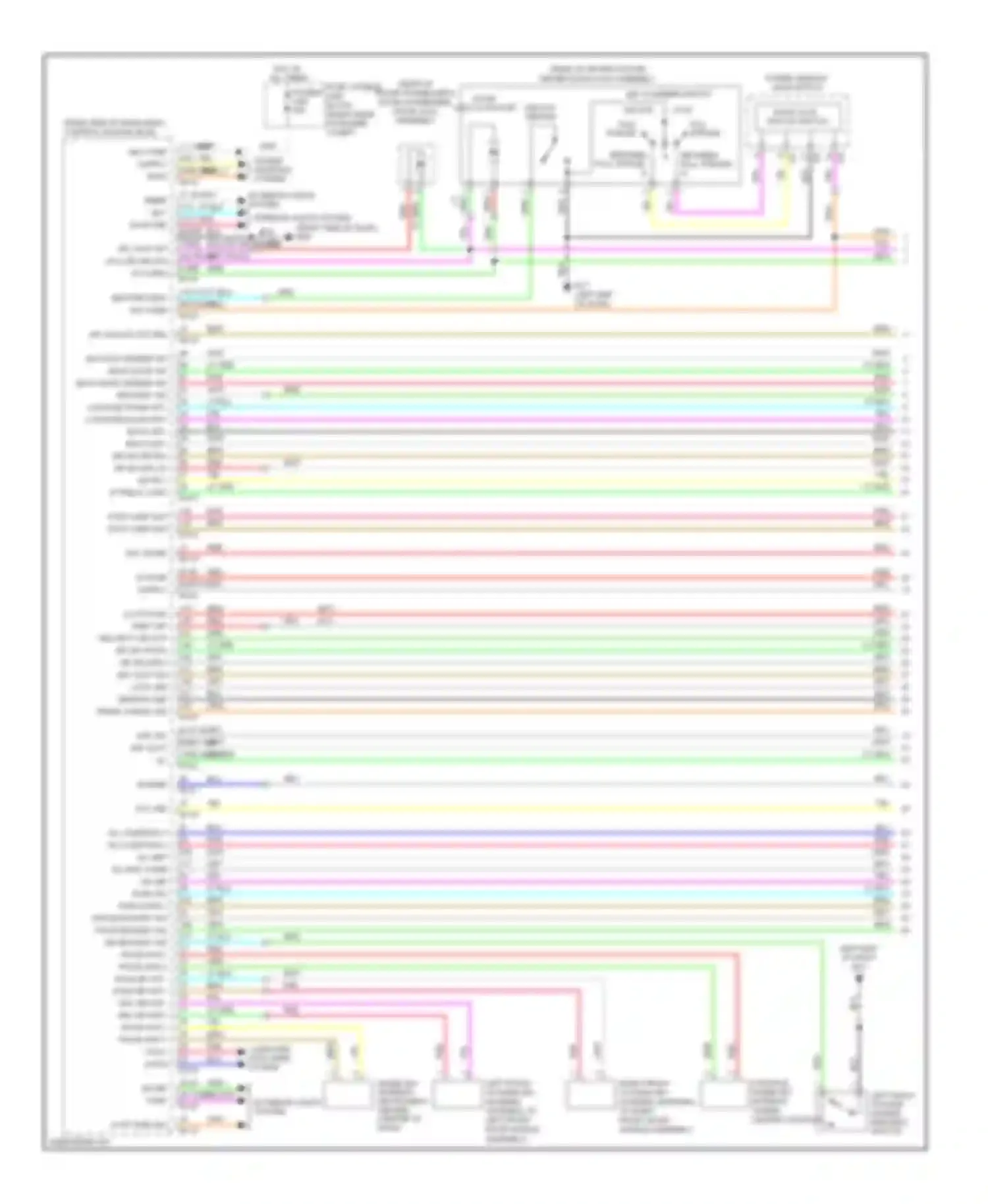 Wiring diagram acc led for Infiniti FX35 II (2008-2011) (1 of 2)