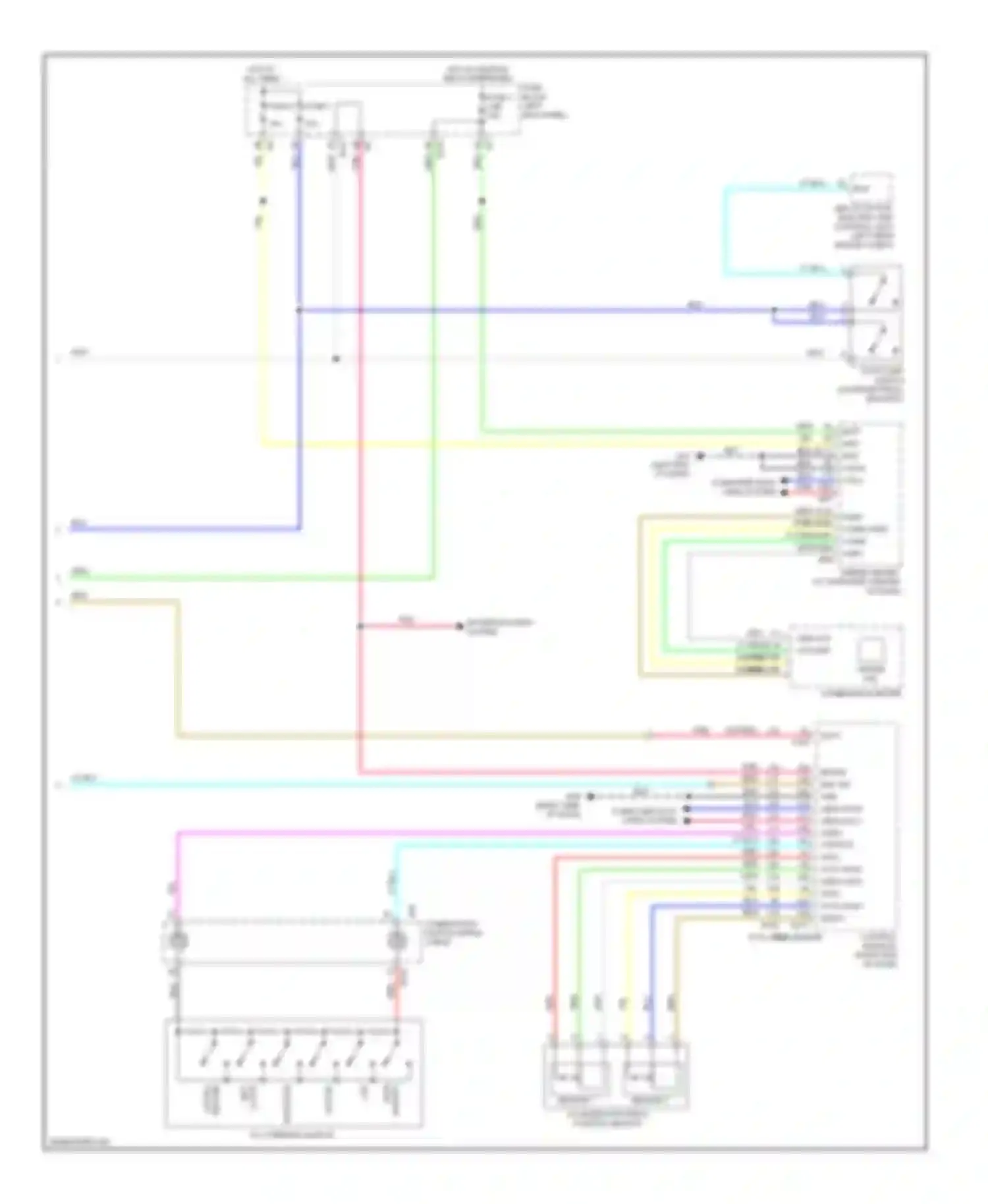 Wiring diagram accel/ resume for Infiniti FX35 II (2008-2011) (2 of 2)