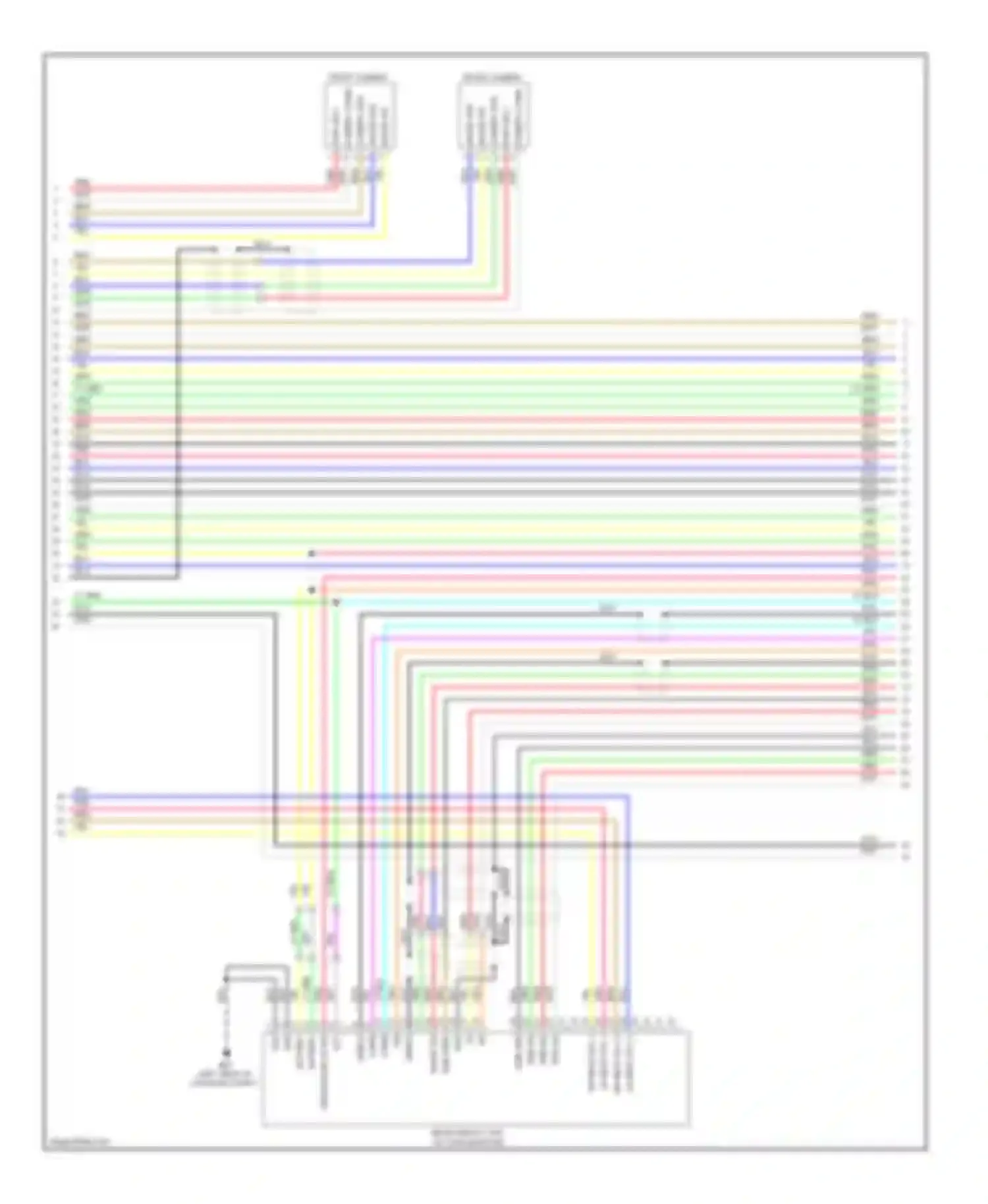 Wiring diagram camera gnd for Infiniti FX35 II (2008-2011) (2 of 4)