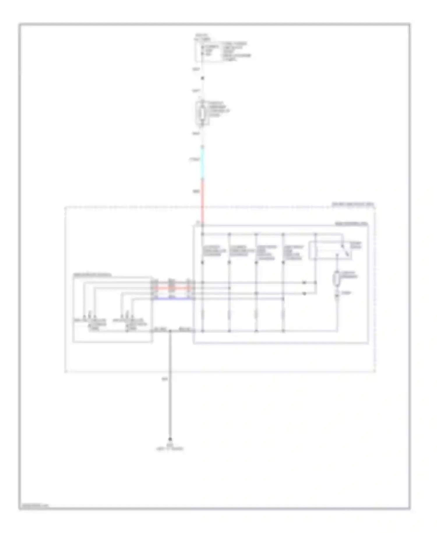 Wiring diagram deflate seat back side inflate for Infiniti FX35 II (2008-2011) (1 of 1)