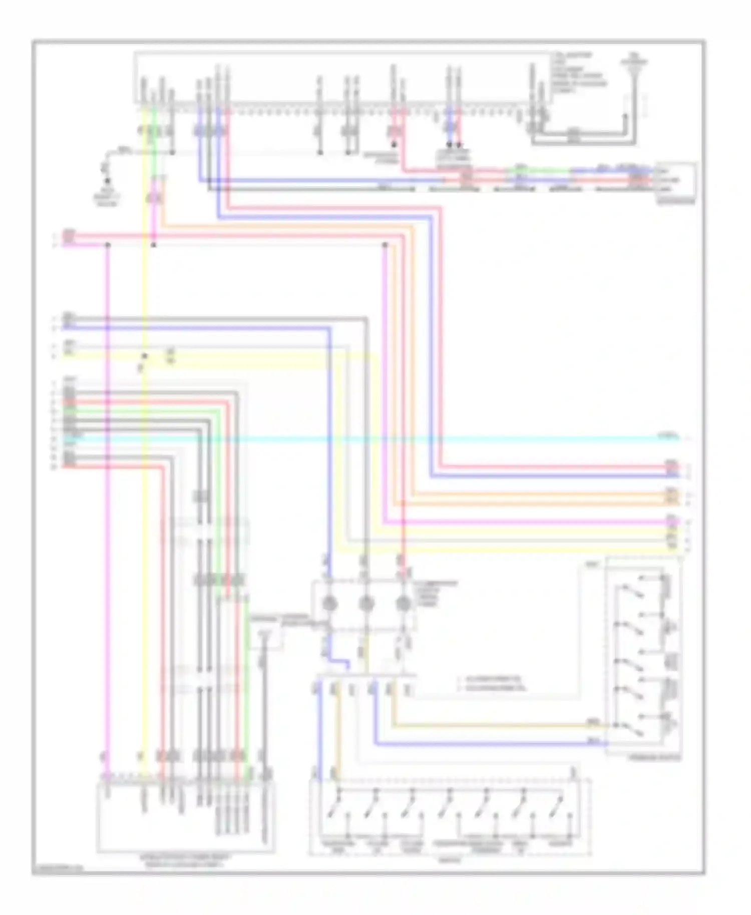 Wiring diagram down menu for Infiniti FX35 II (2008-2011) (1 of 1)