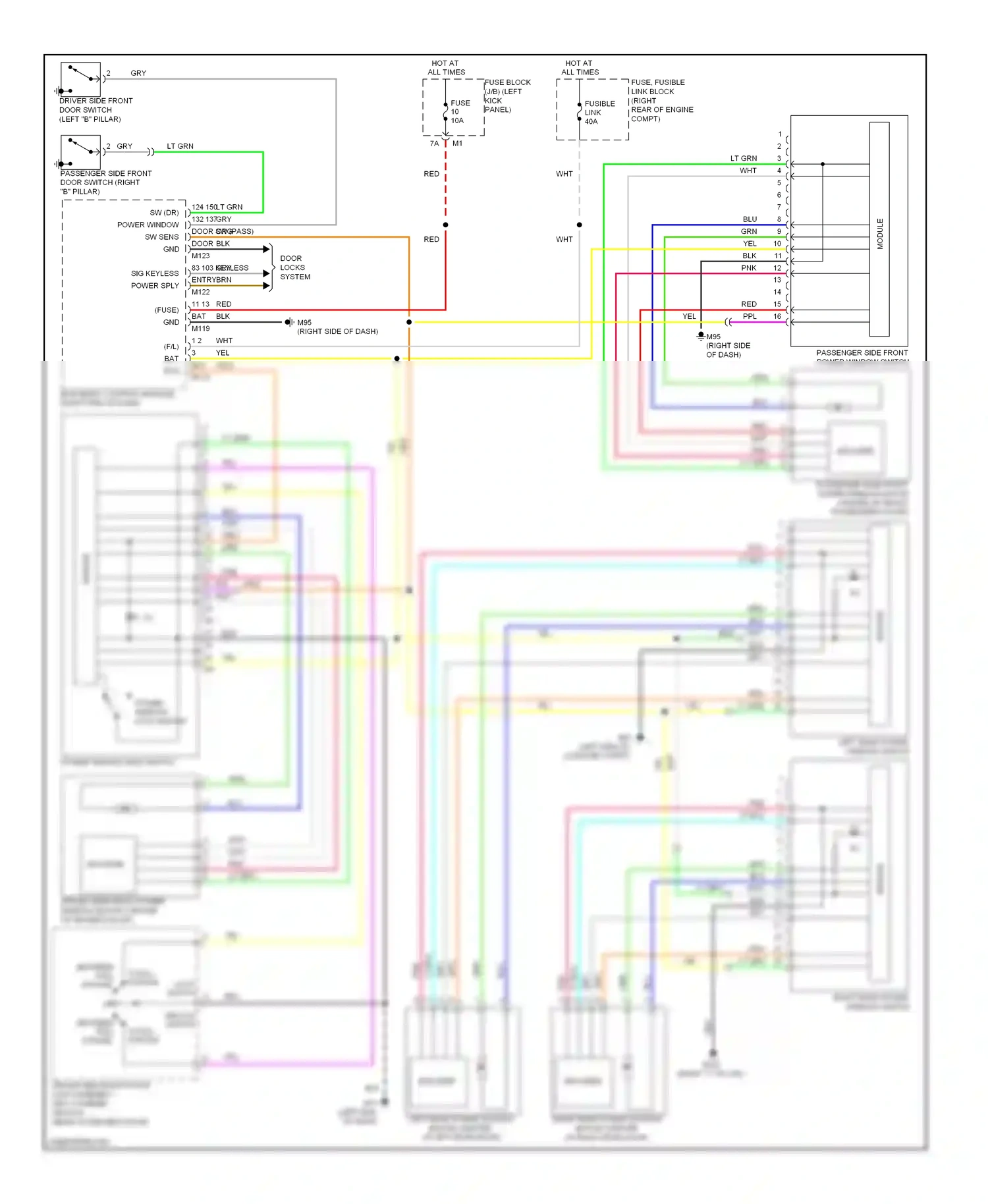 Infiniti FX35 II (2008-2011) encoder wiring diagram  (1 of 3)